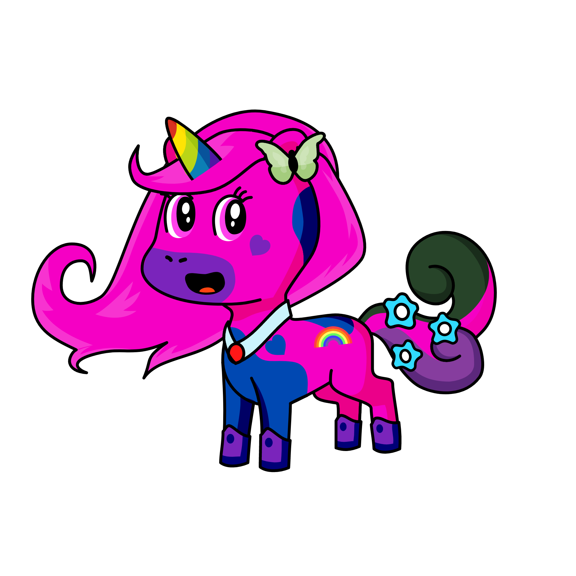 Scarlett, the unicorn