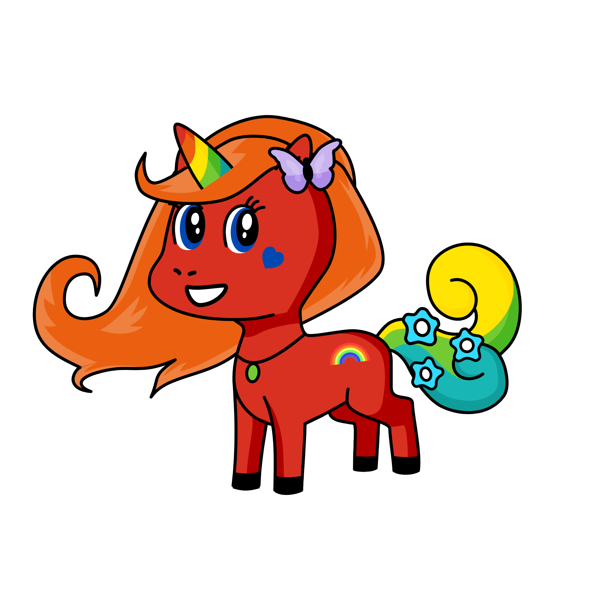 Cutie, the unicorn