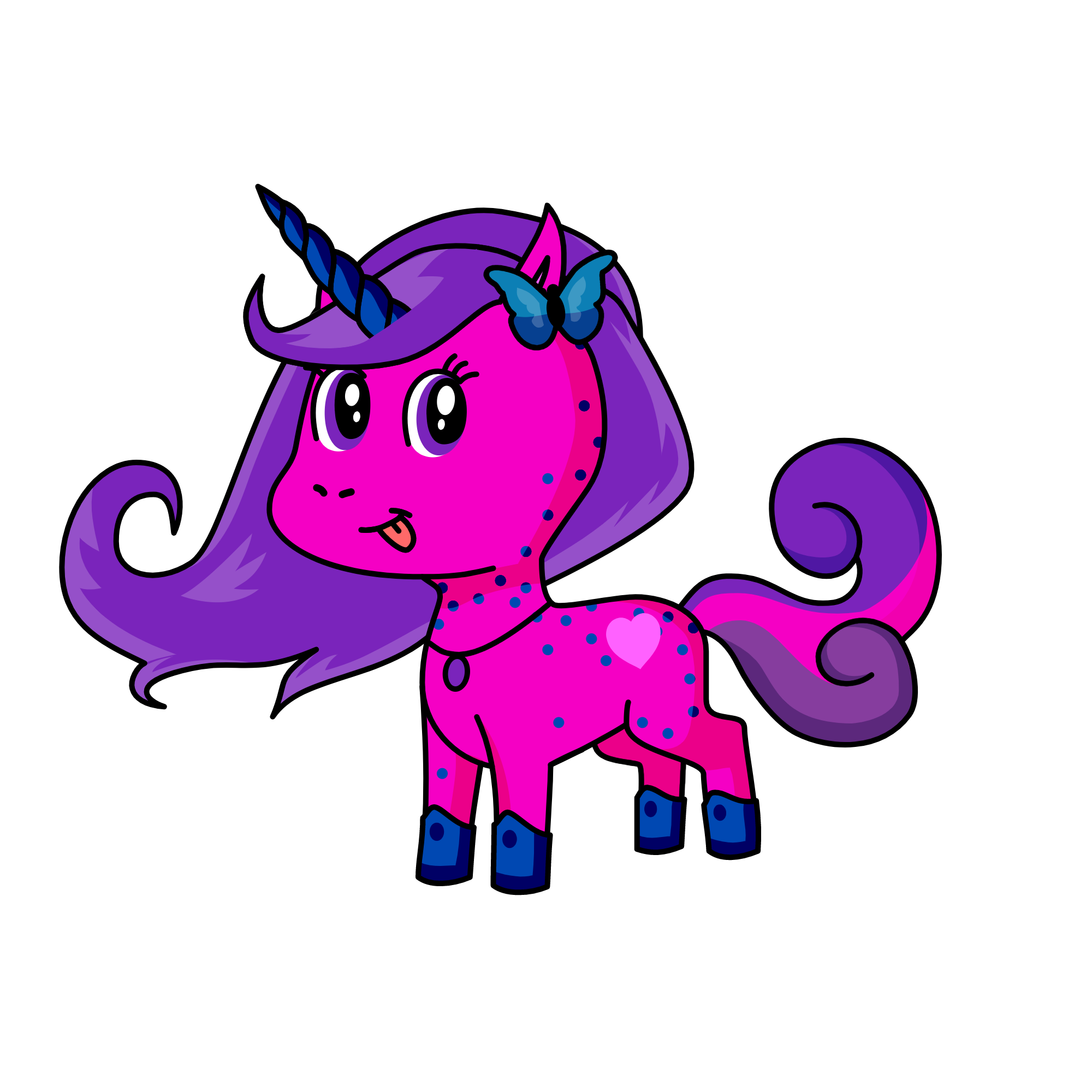 Jasmine, the unicorn