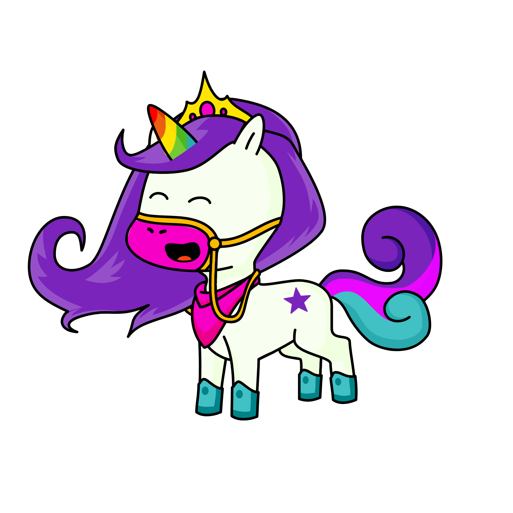 Pinkify, the unicorn