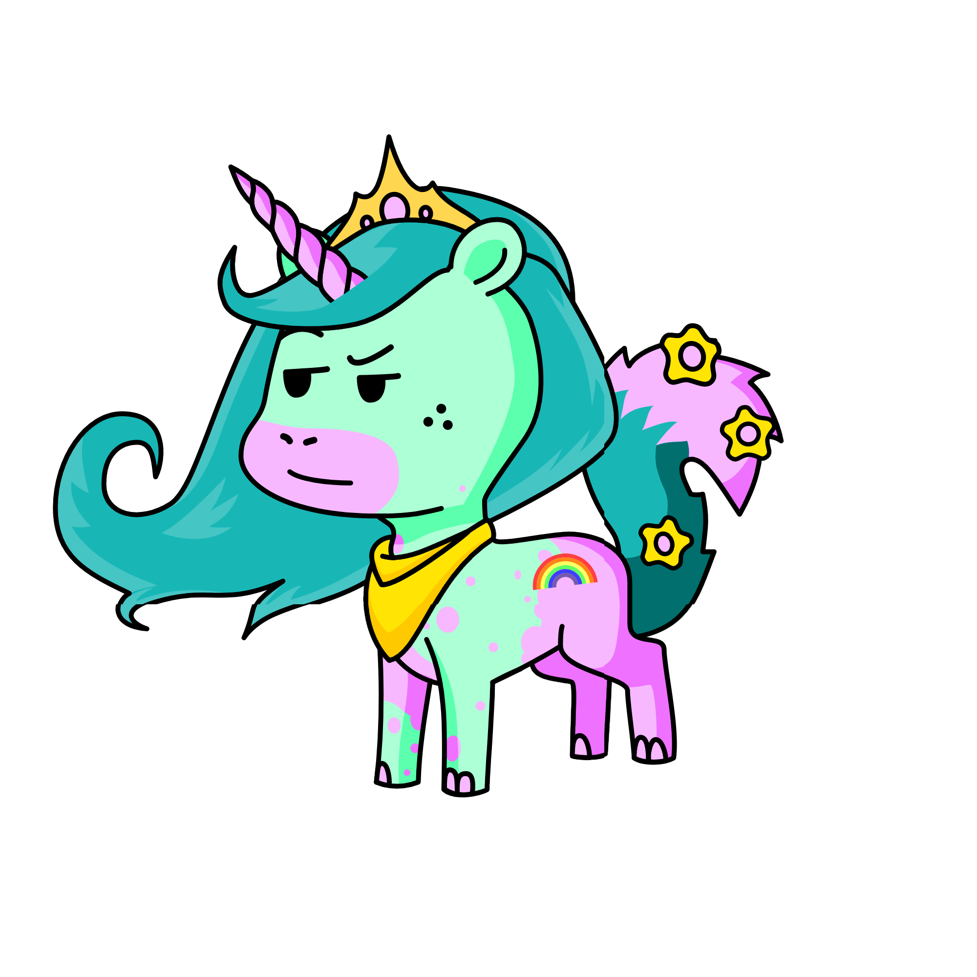 Pastel, the unicorn