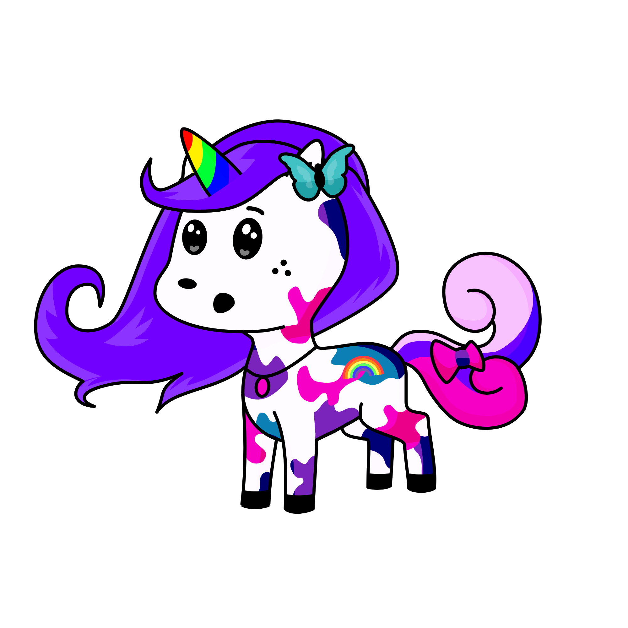 Paintia, the unicorn