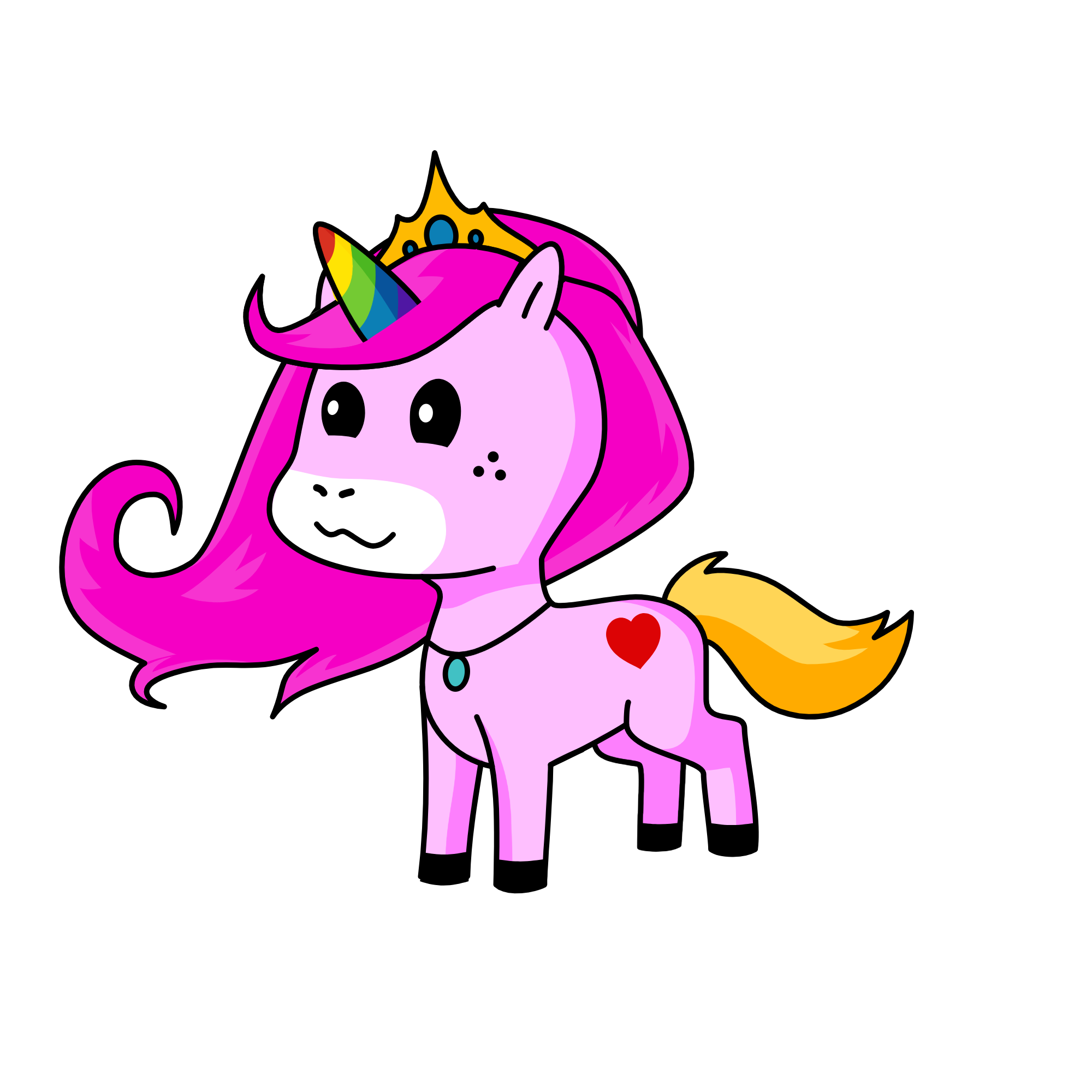 pinky, the unicorn