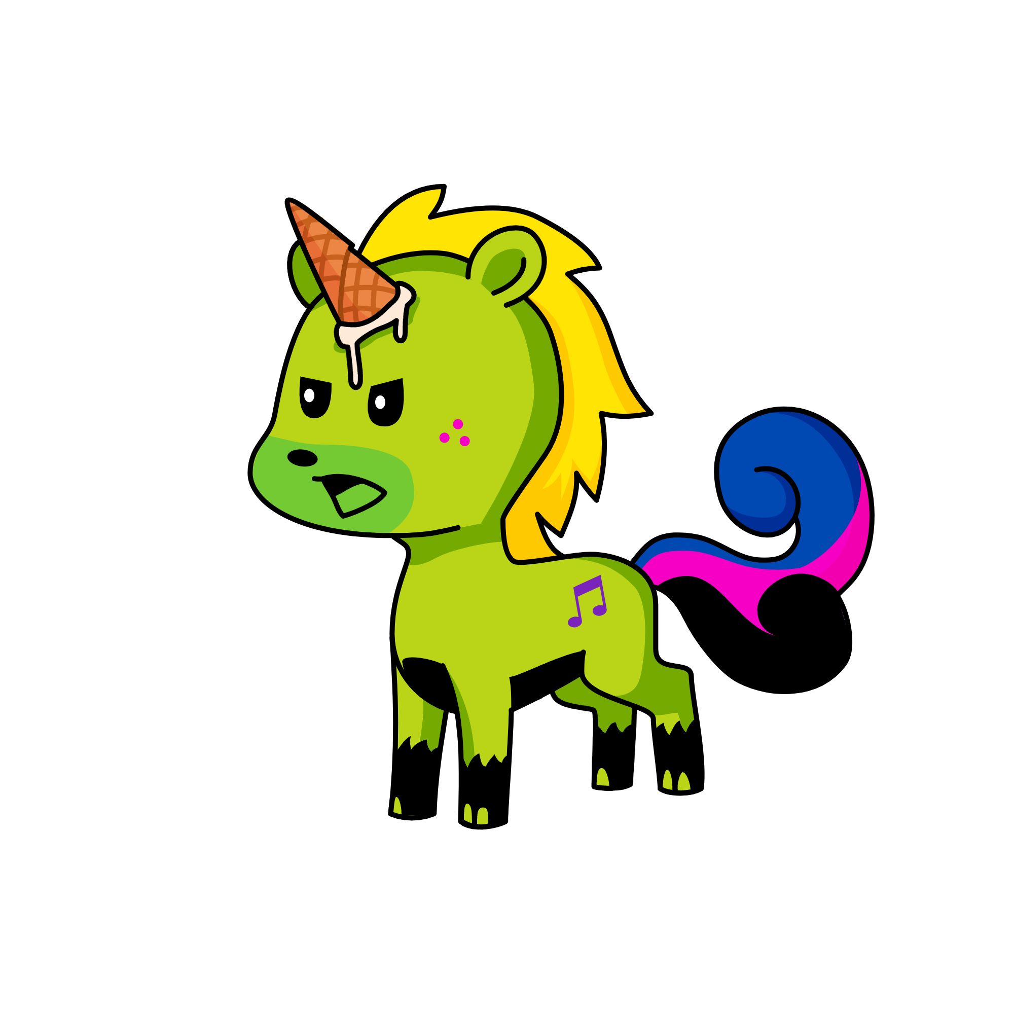 brlly, the unicorn