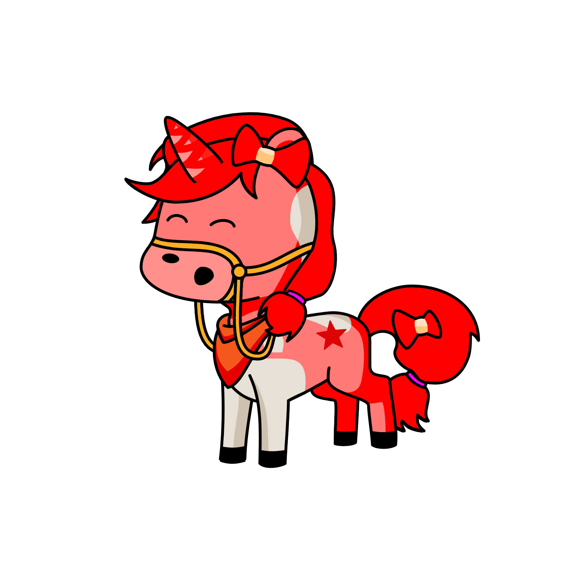 Flame, the unicorn
