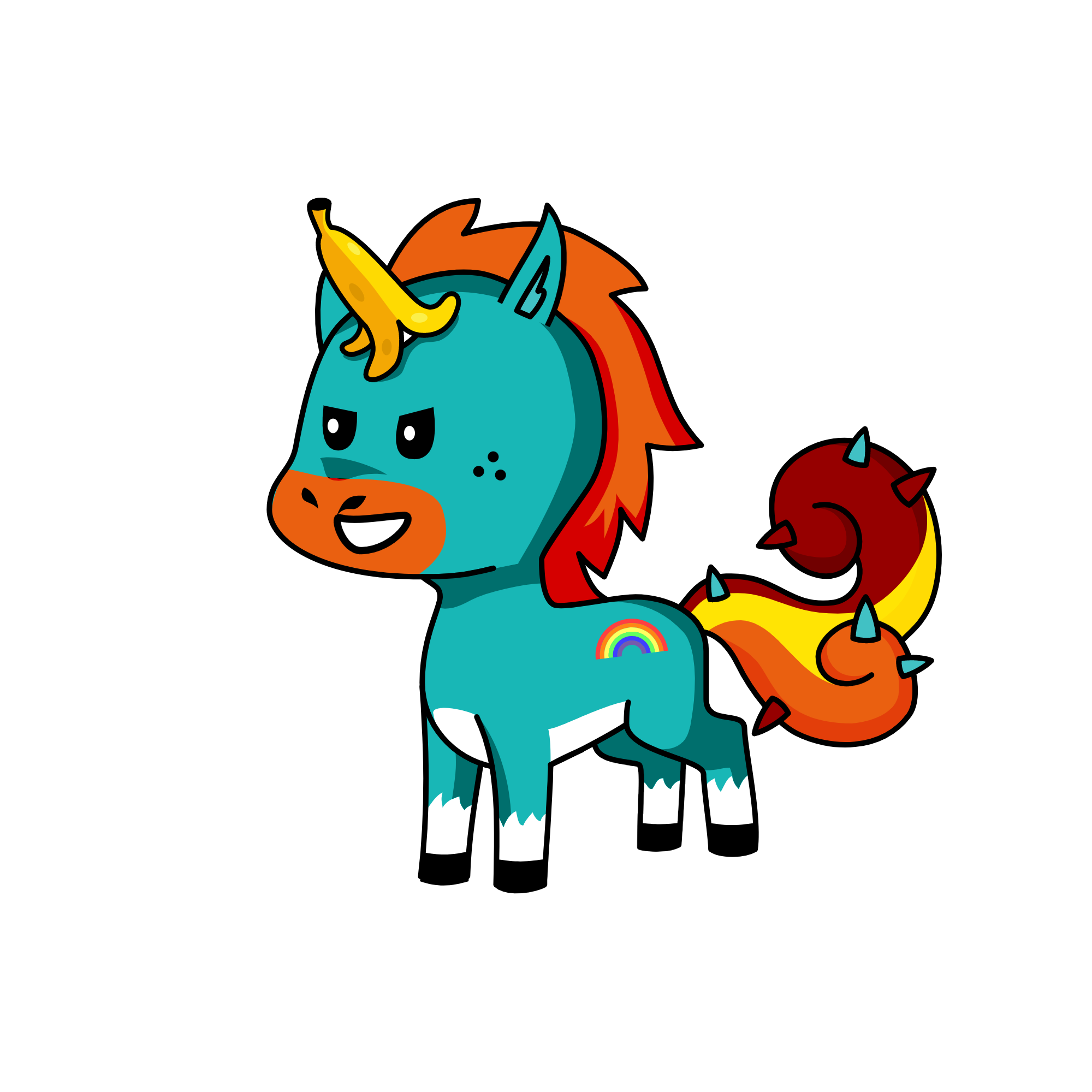 eat me! im a banana! pls its my dream do it! eat me!, the unicorn