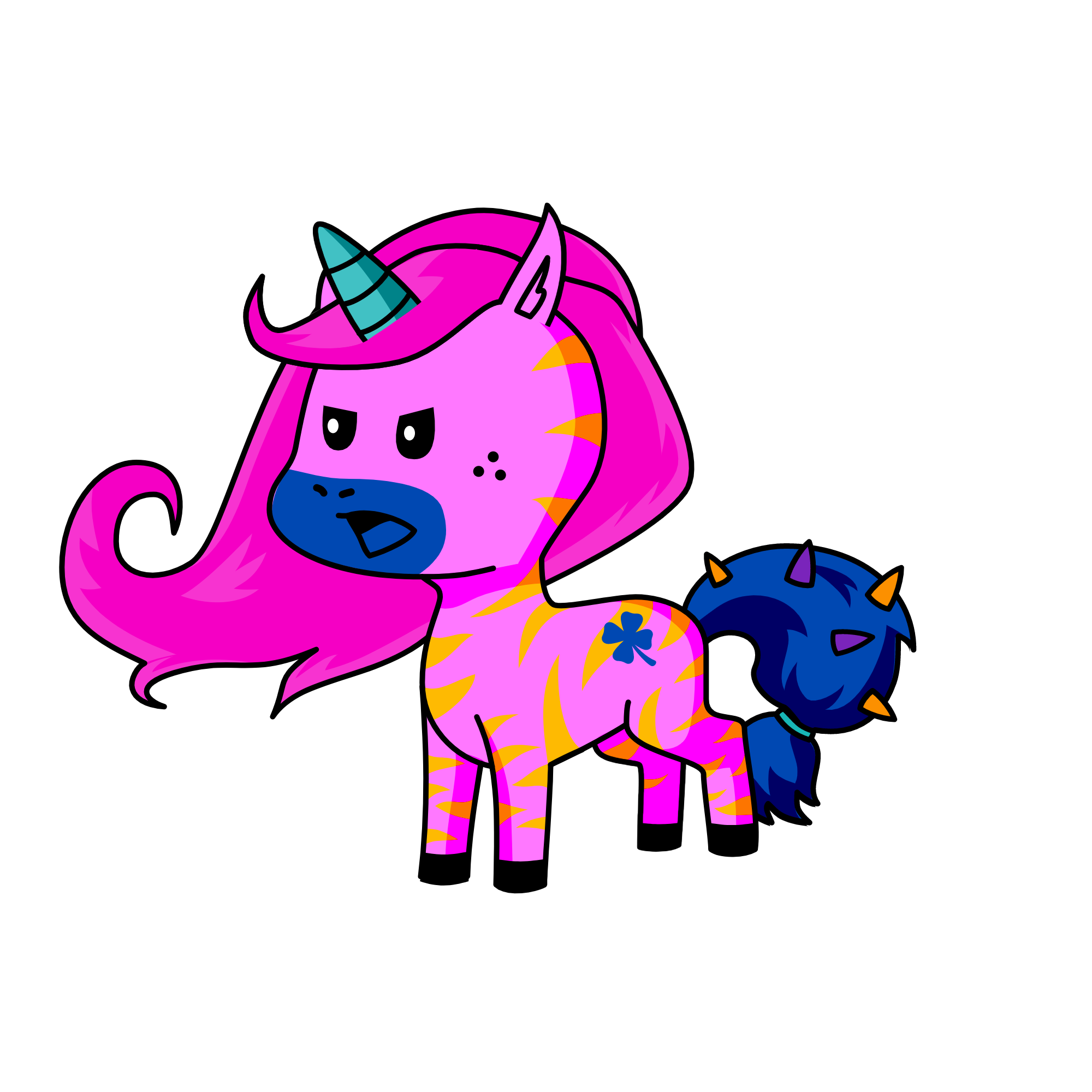 pinky, the unicorn