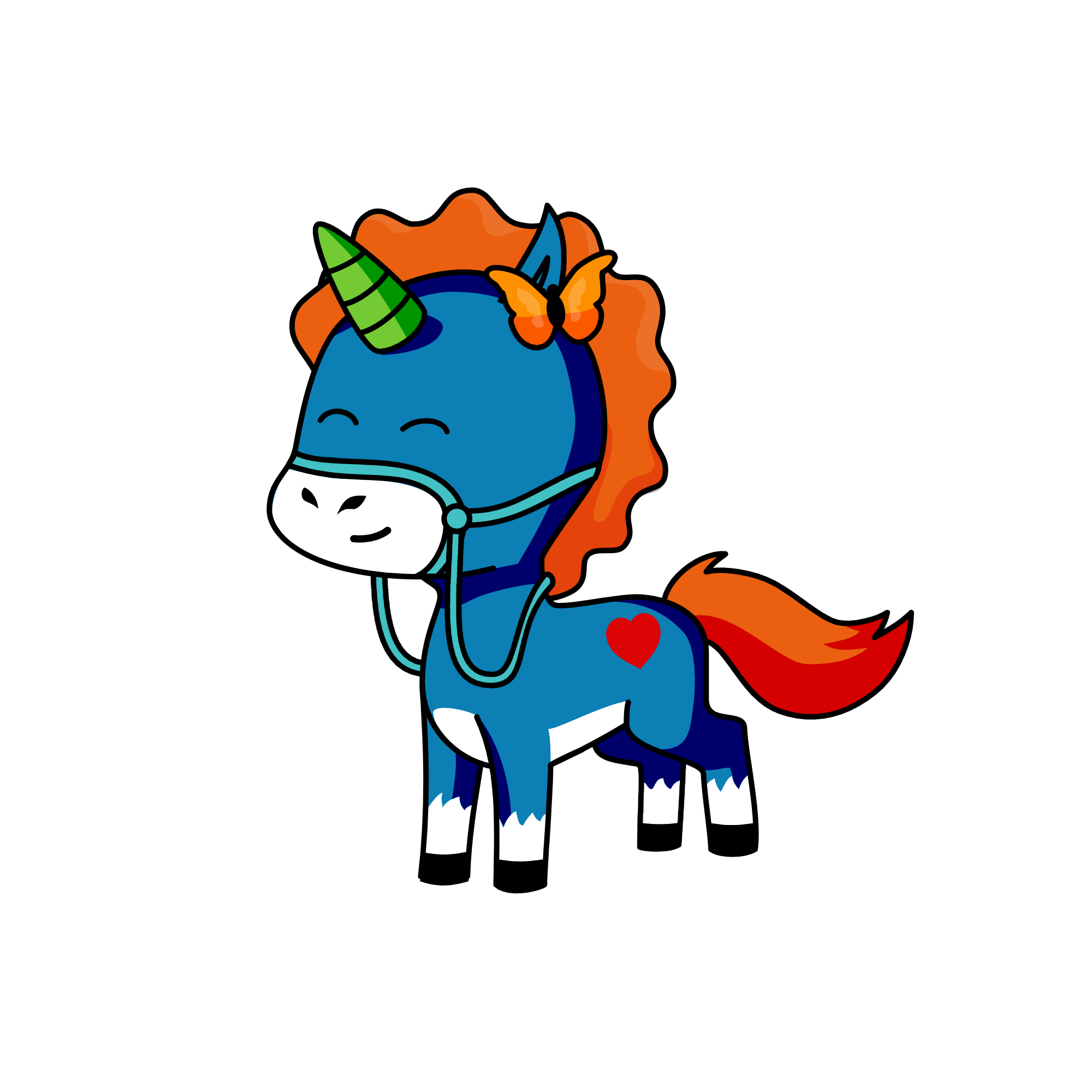 hapos bff happo, the unicorn