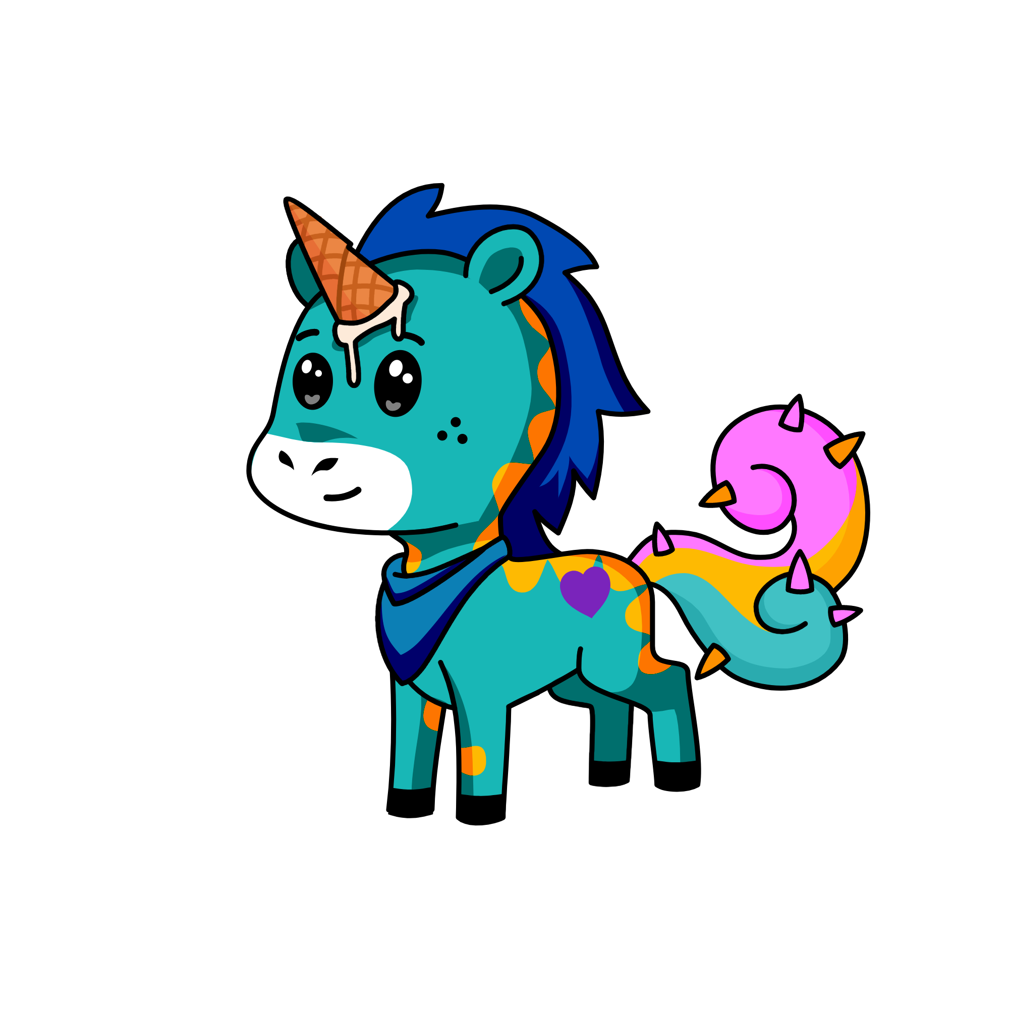 eat me eat me! get your blenders then juice me im super yummy! im an ice cream!!!!! JUST EAT ME, the unicorn