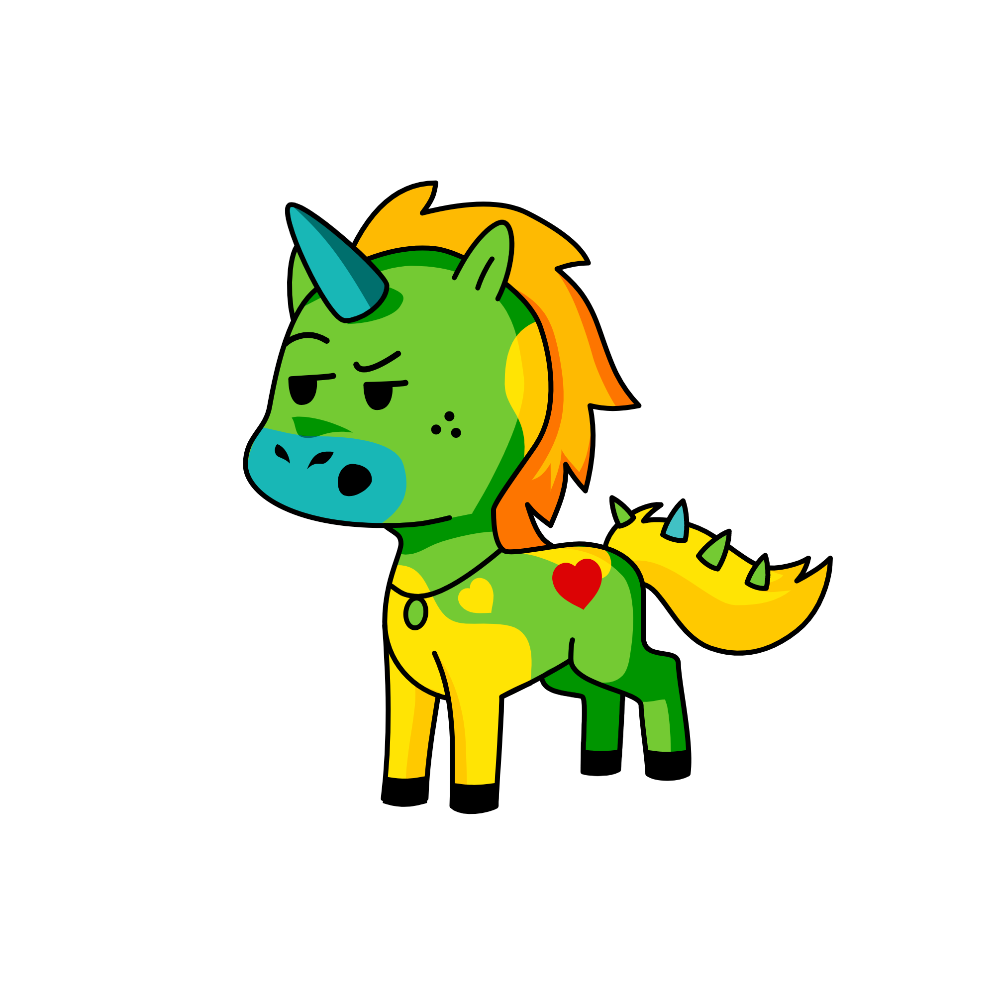 cooler then us friend Cooler then poo, the unicorn