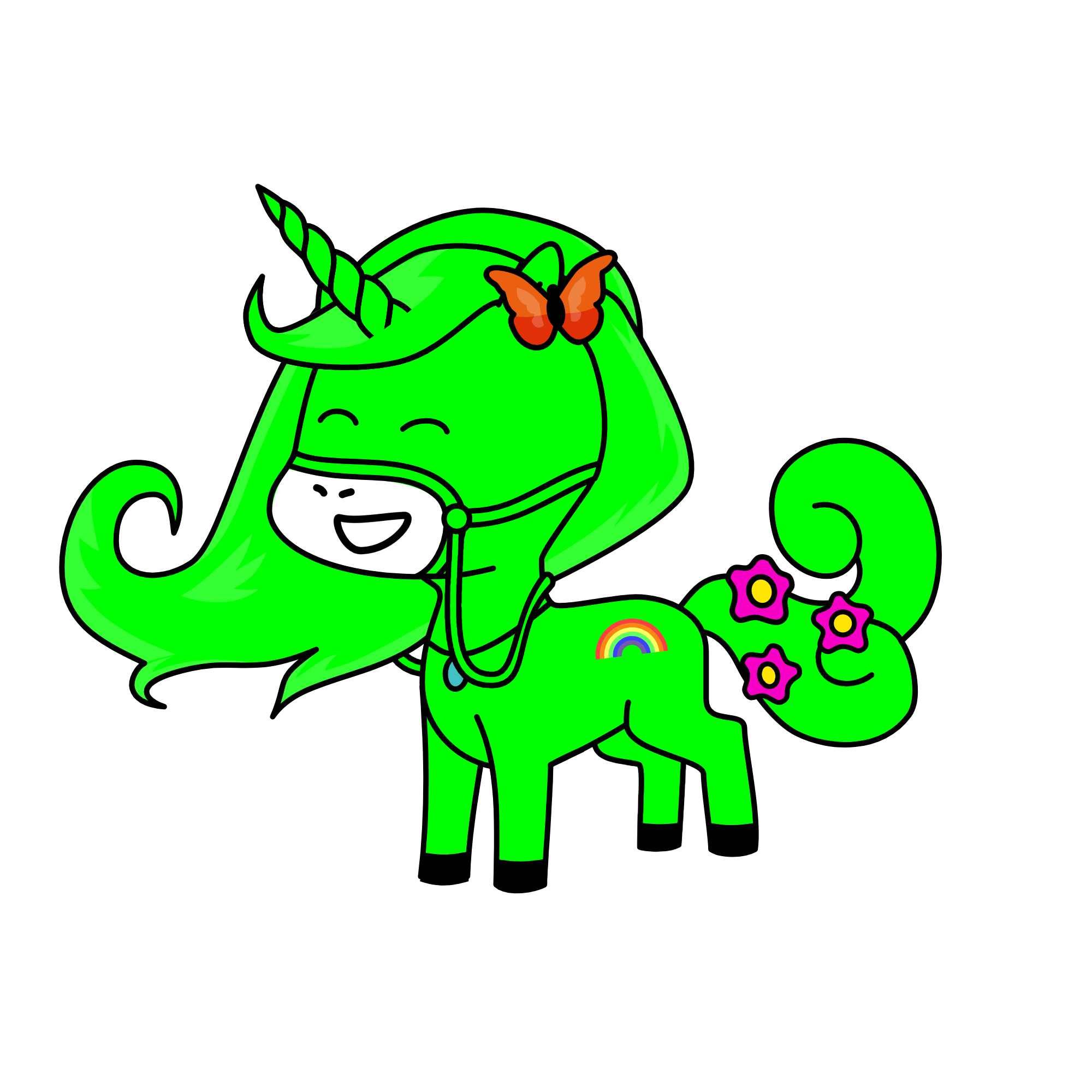 Leafy, the unicorn