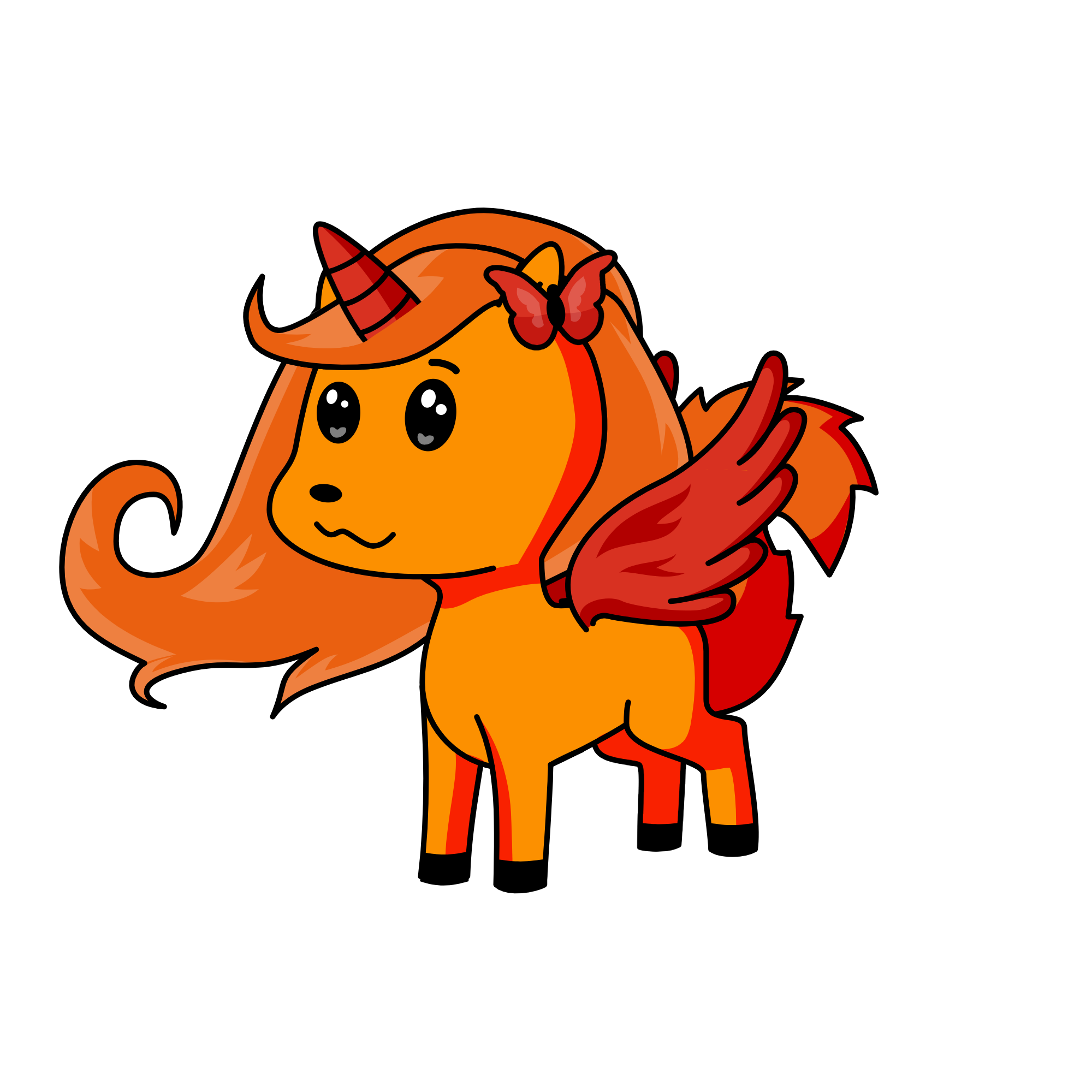 fox, the unicorn