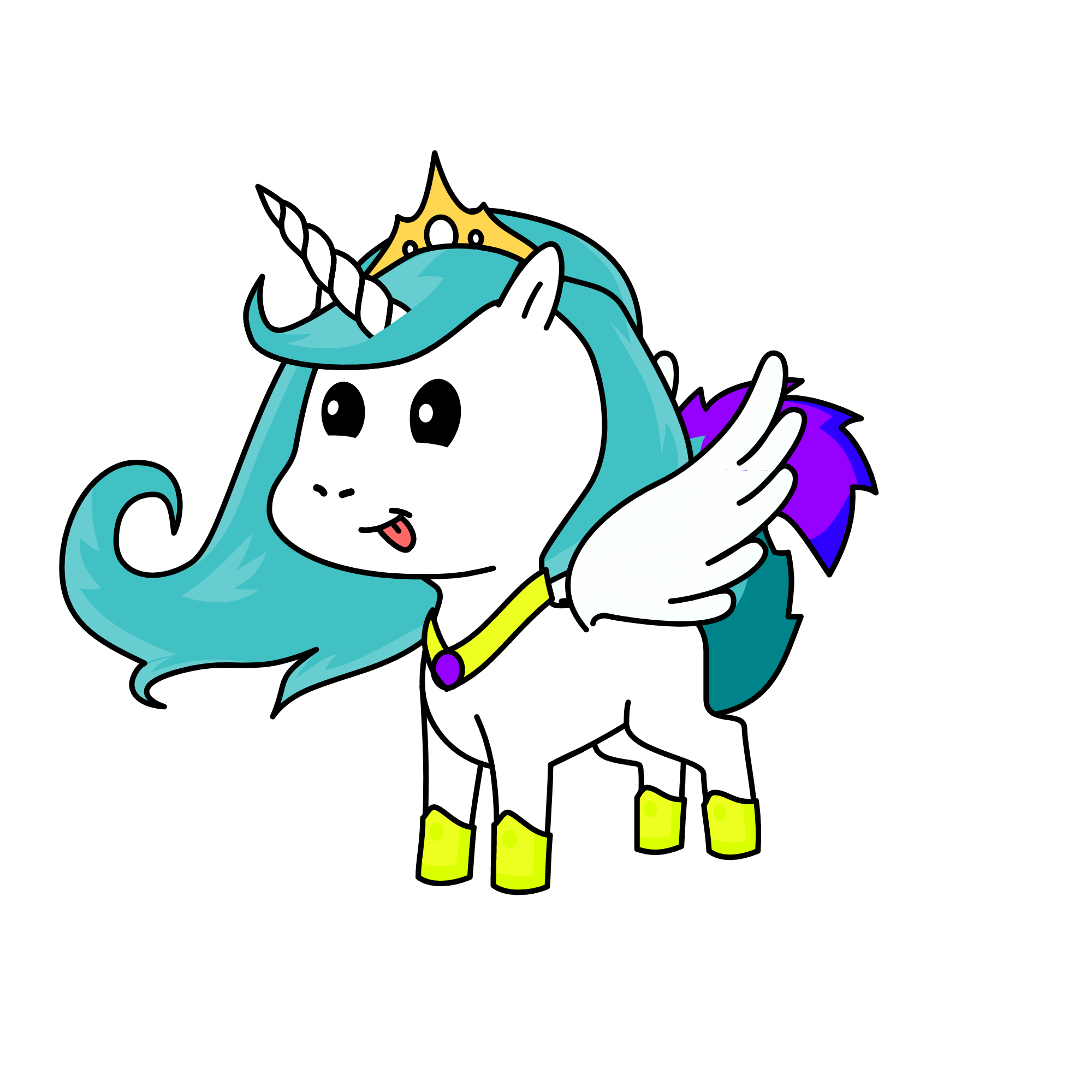 Princess Celestia, the unicorn