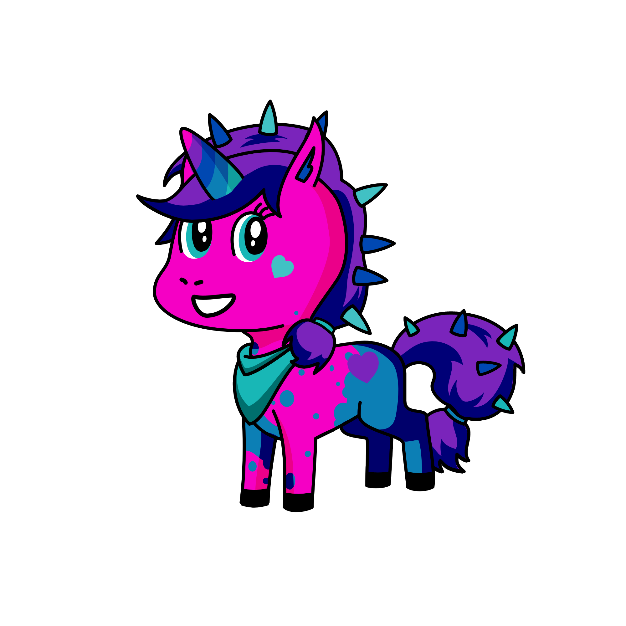 magic girl :), the unicorn