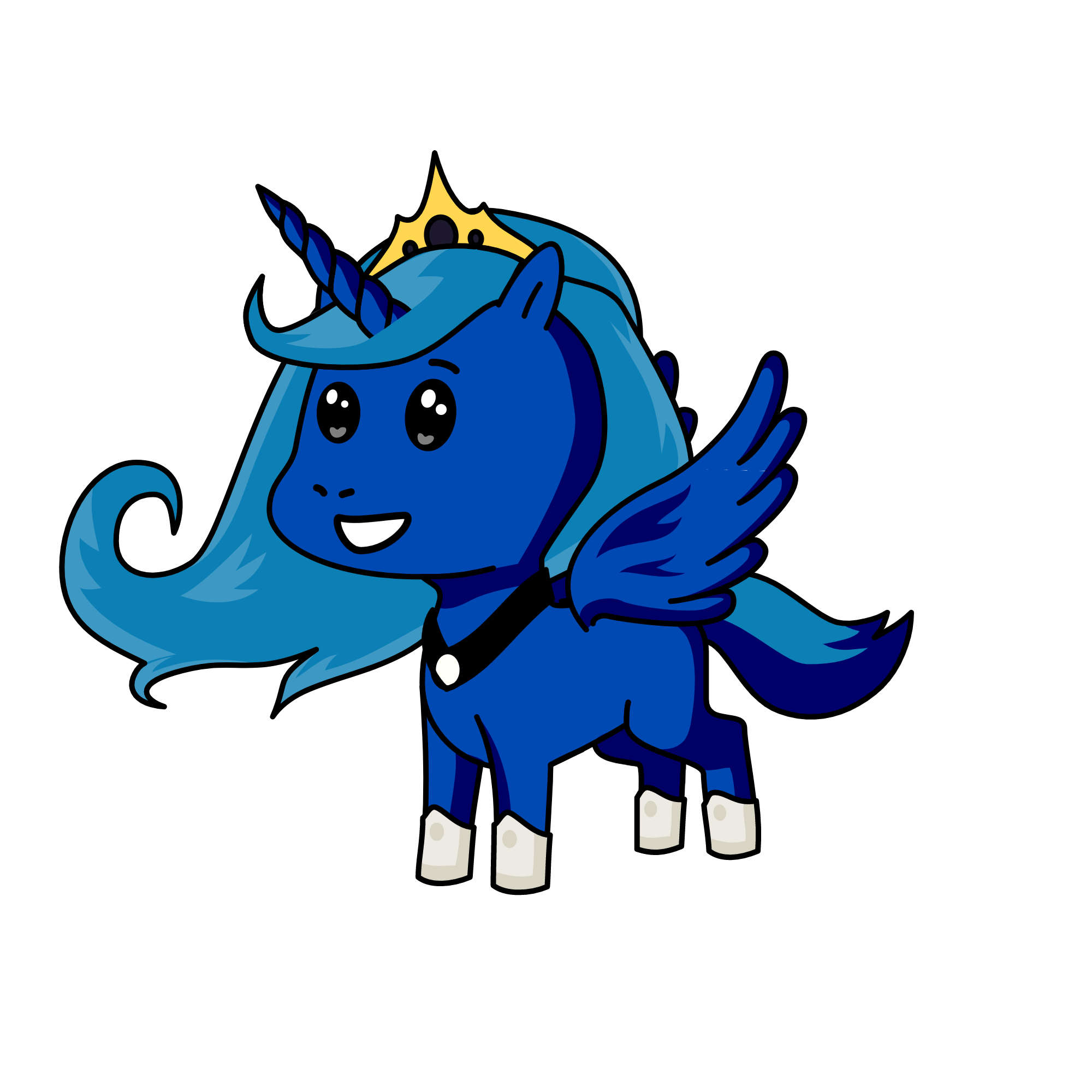 Princess Luna, the unicorn