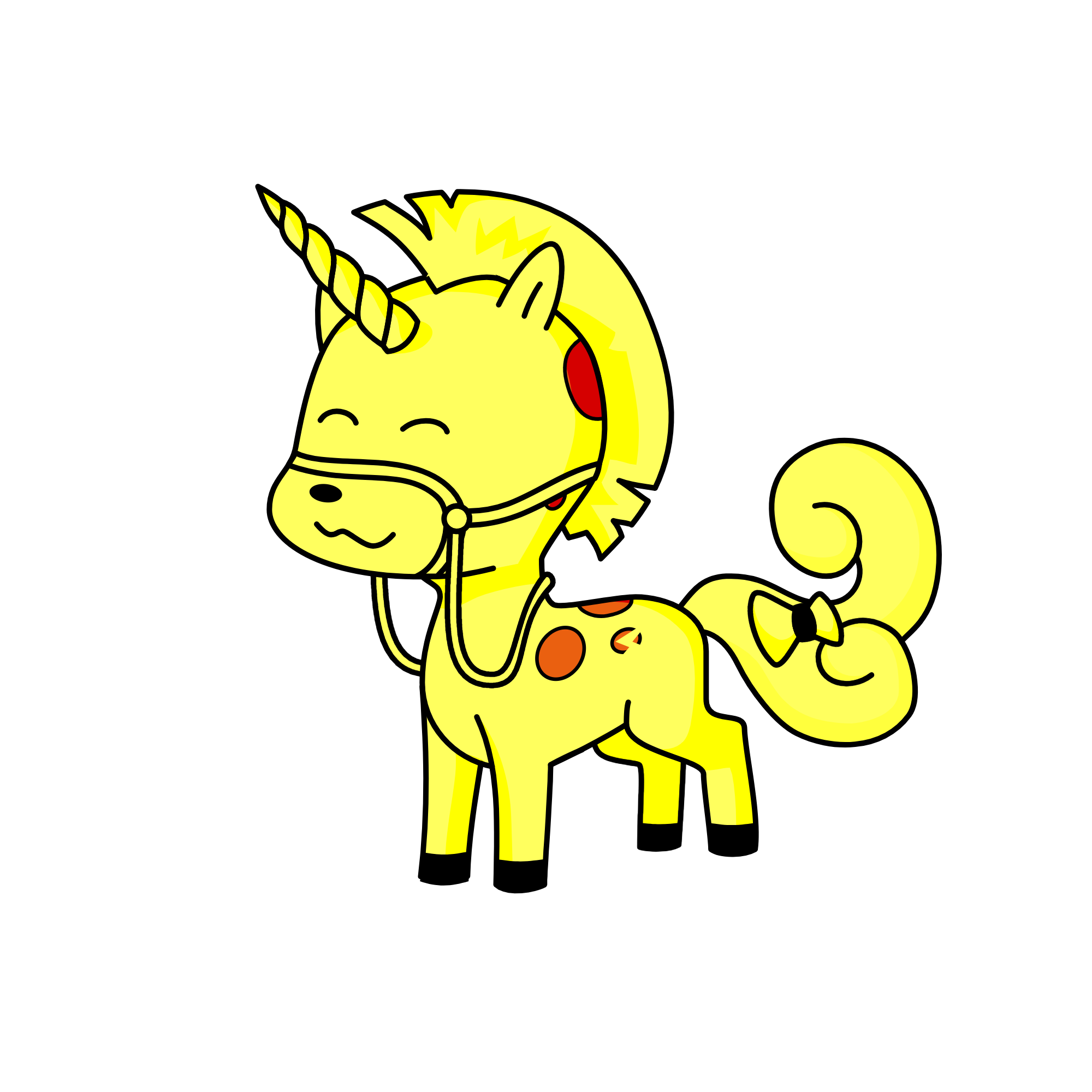 French fries, the unicorn