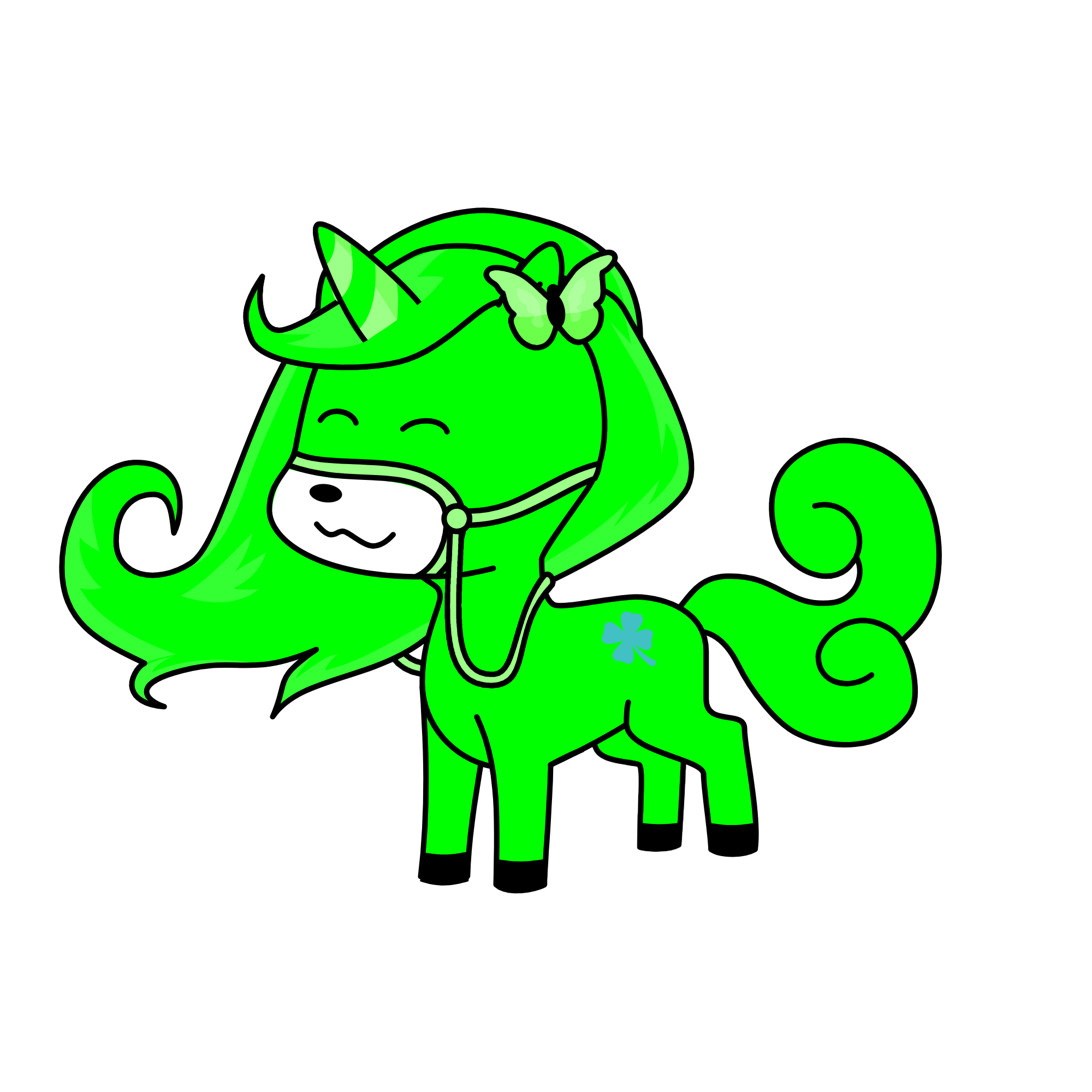 Clover Leaf, the unicorn