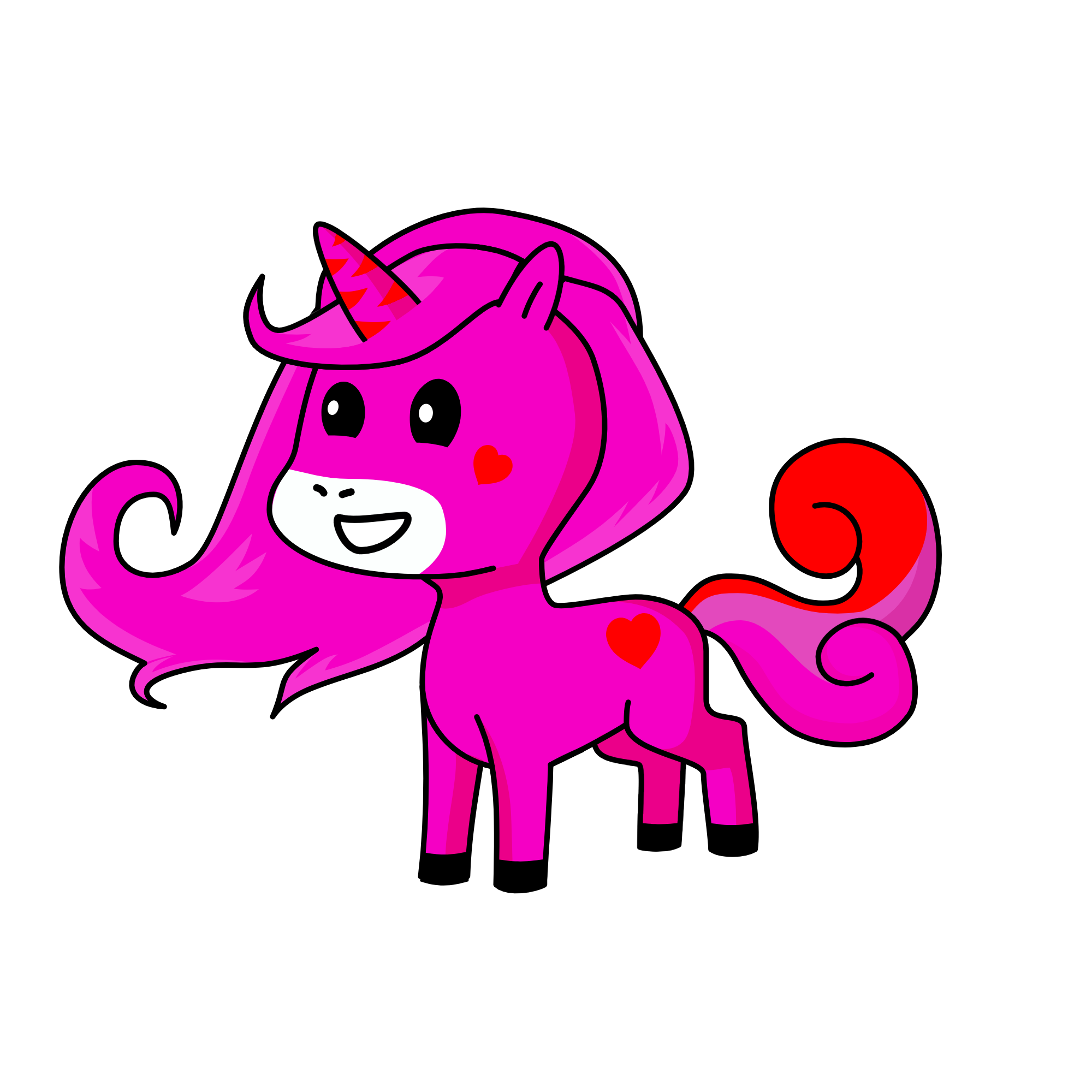 Valentine's Day, the unicorn