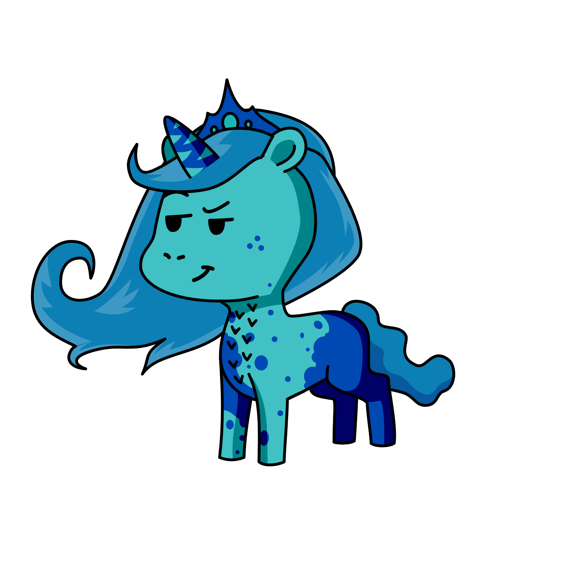 Princess Nick, the unicorn