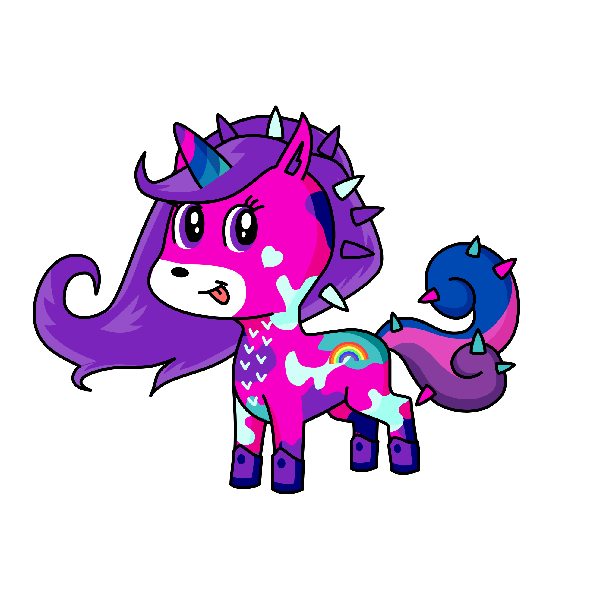 f, the unicorn