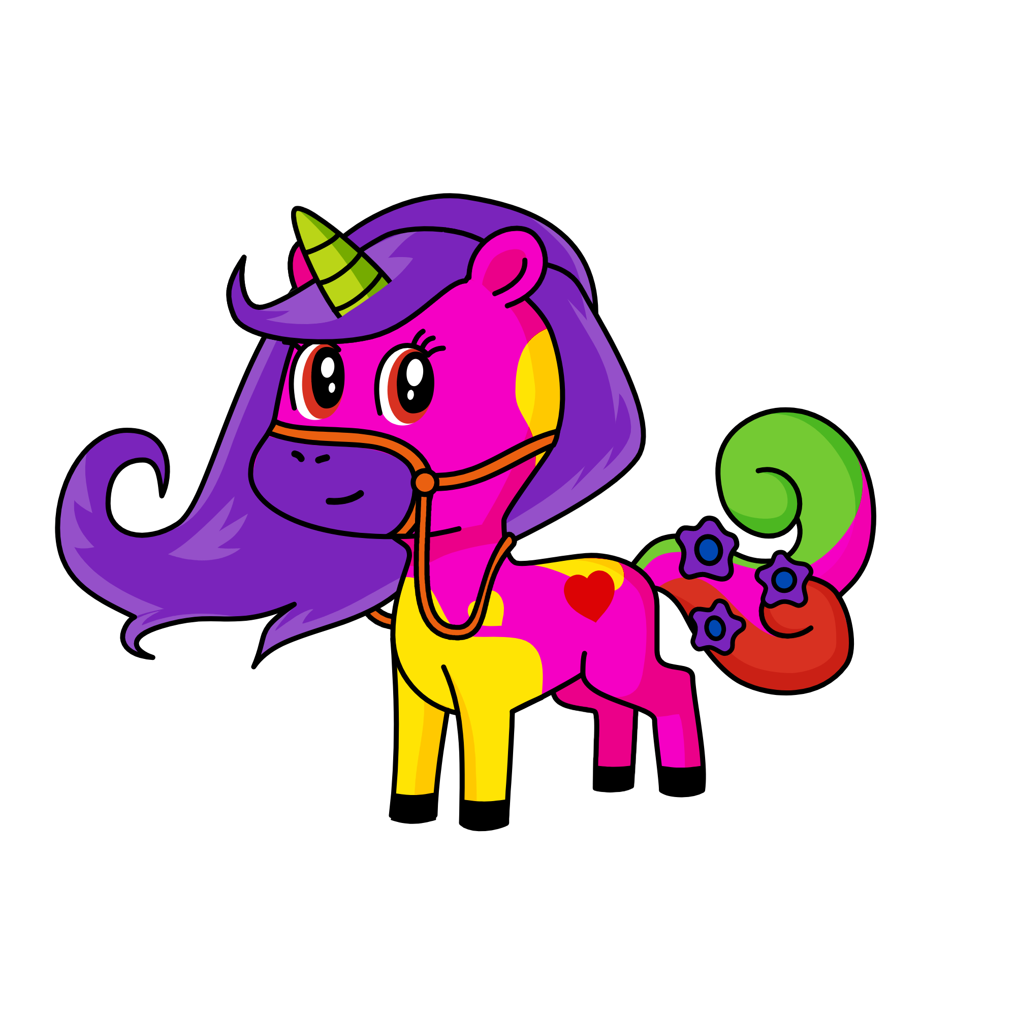 justina, the unicorn