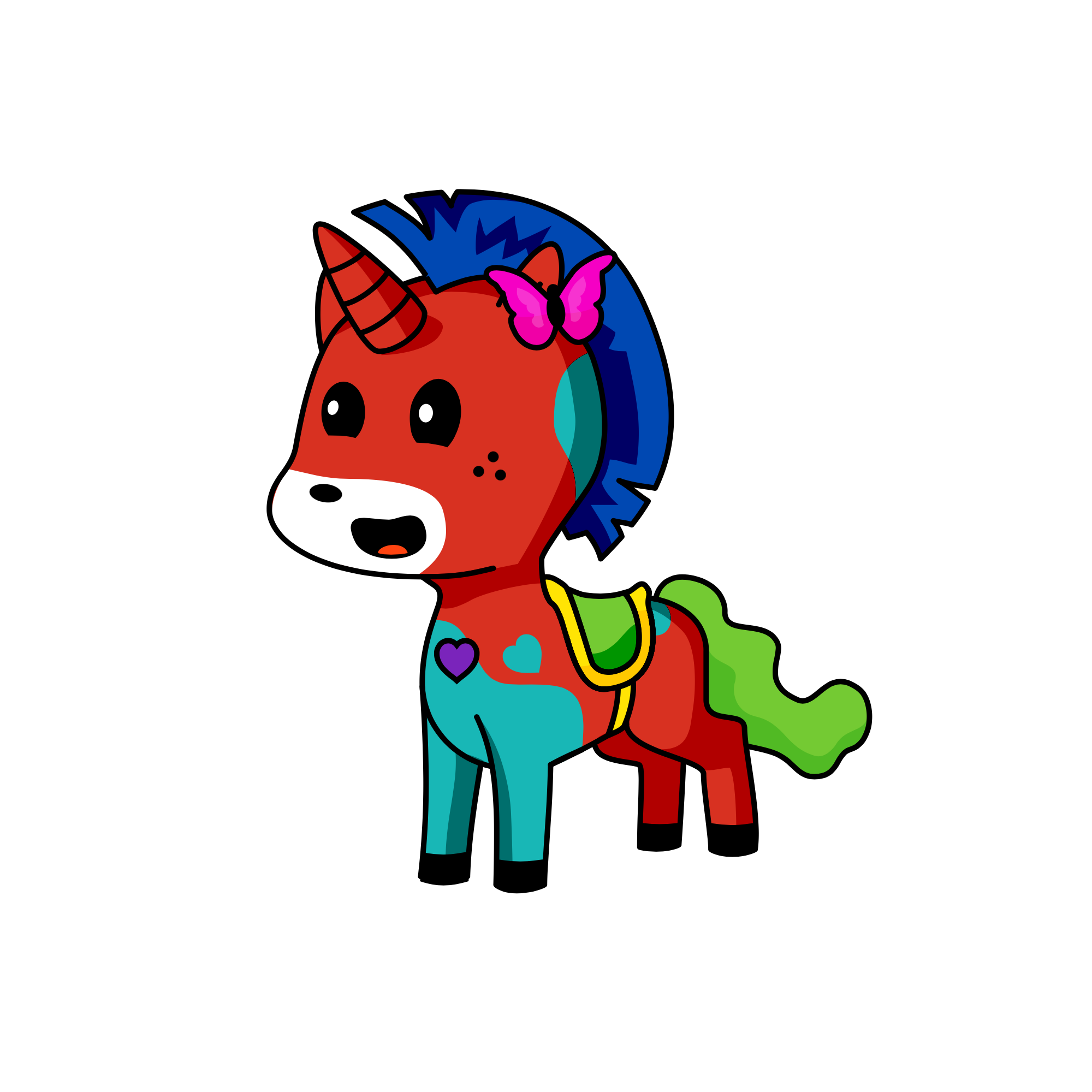 cornily, the unicorn
