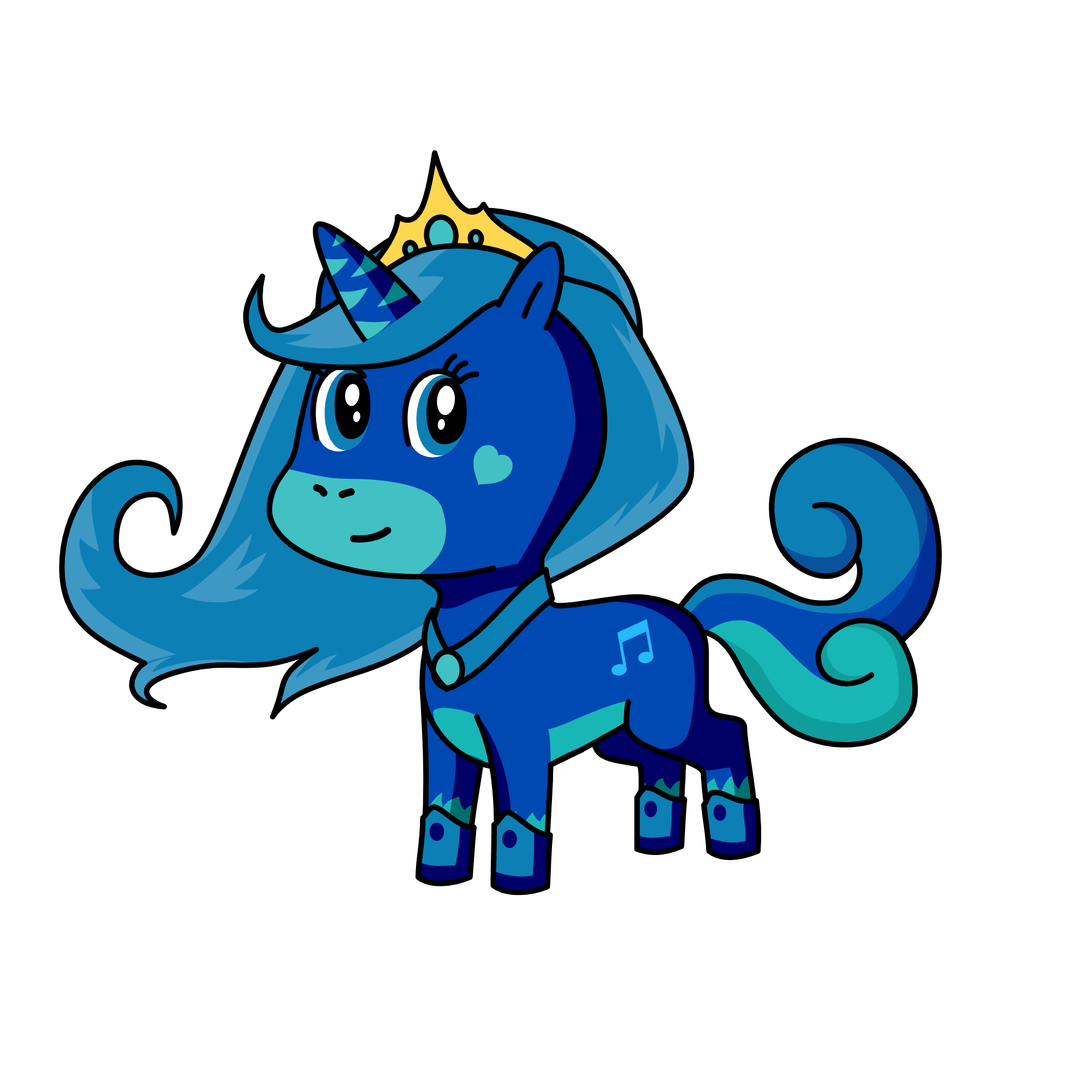 Moon, the unicorn