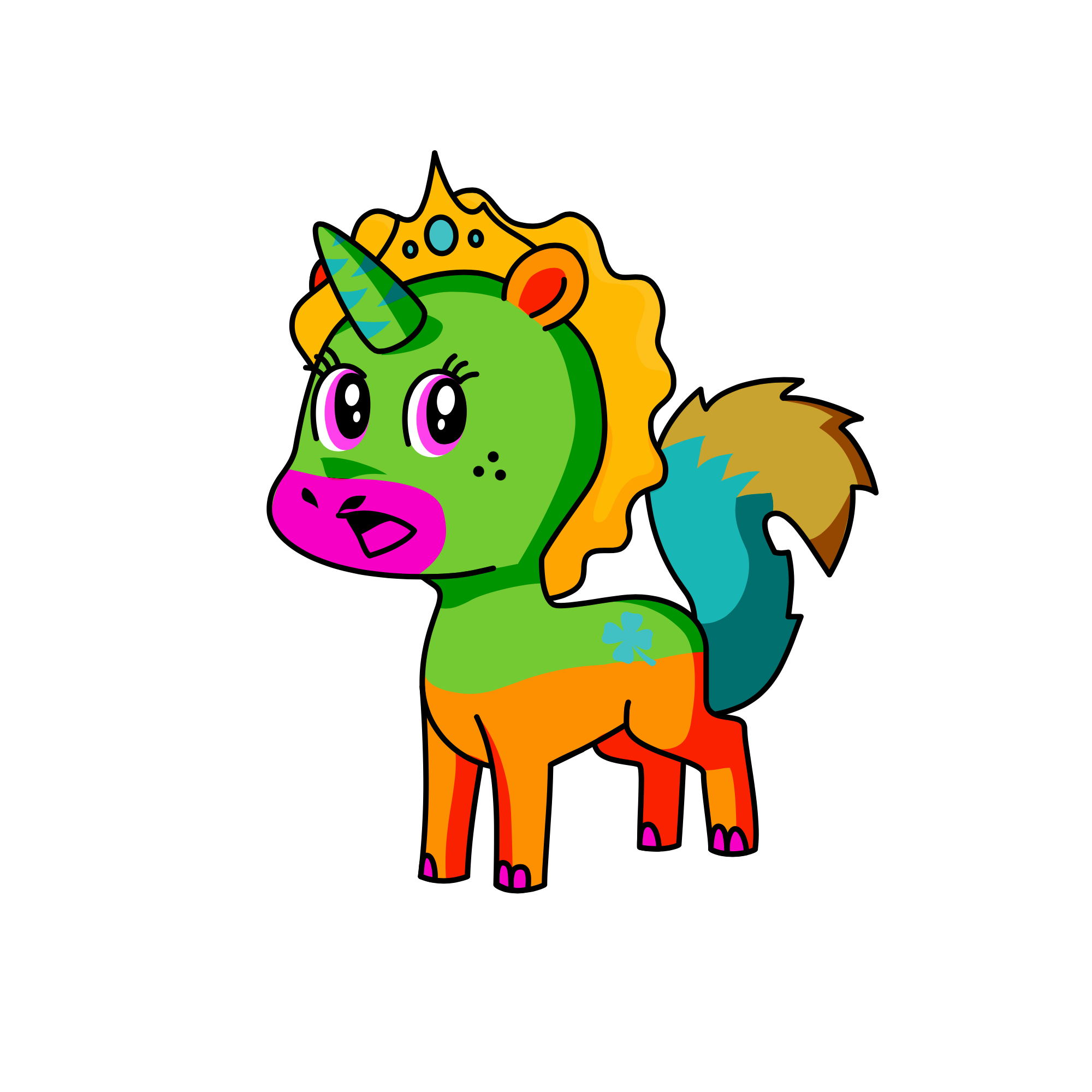 Princessstupidbuttchickenyuck, the unicorn