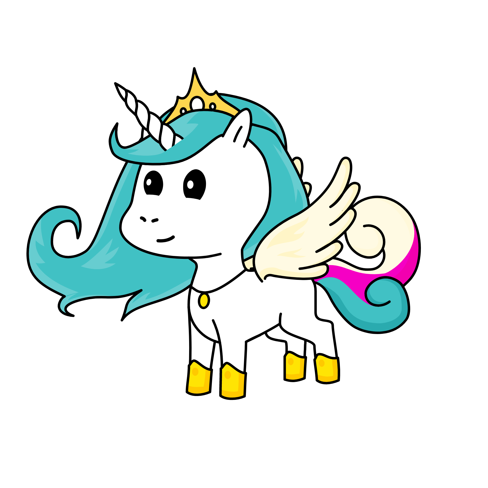 Princess Celestia, the unicorn