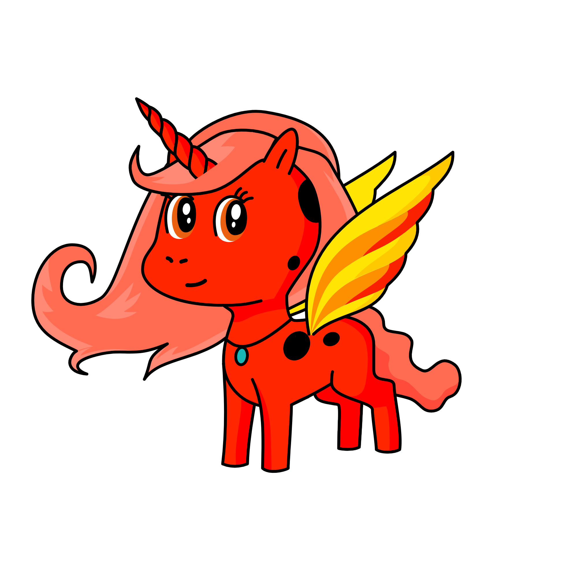 ladybug, the unicorn