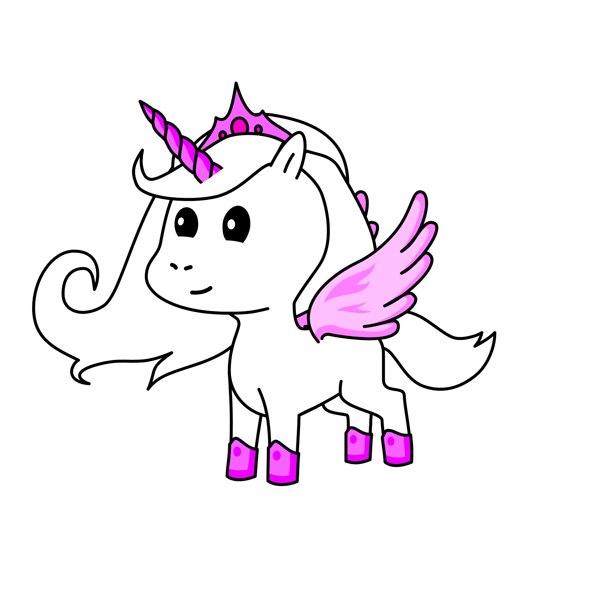 Pink Marshmellow, the unicorn