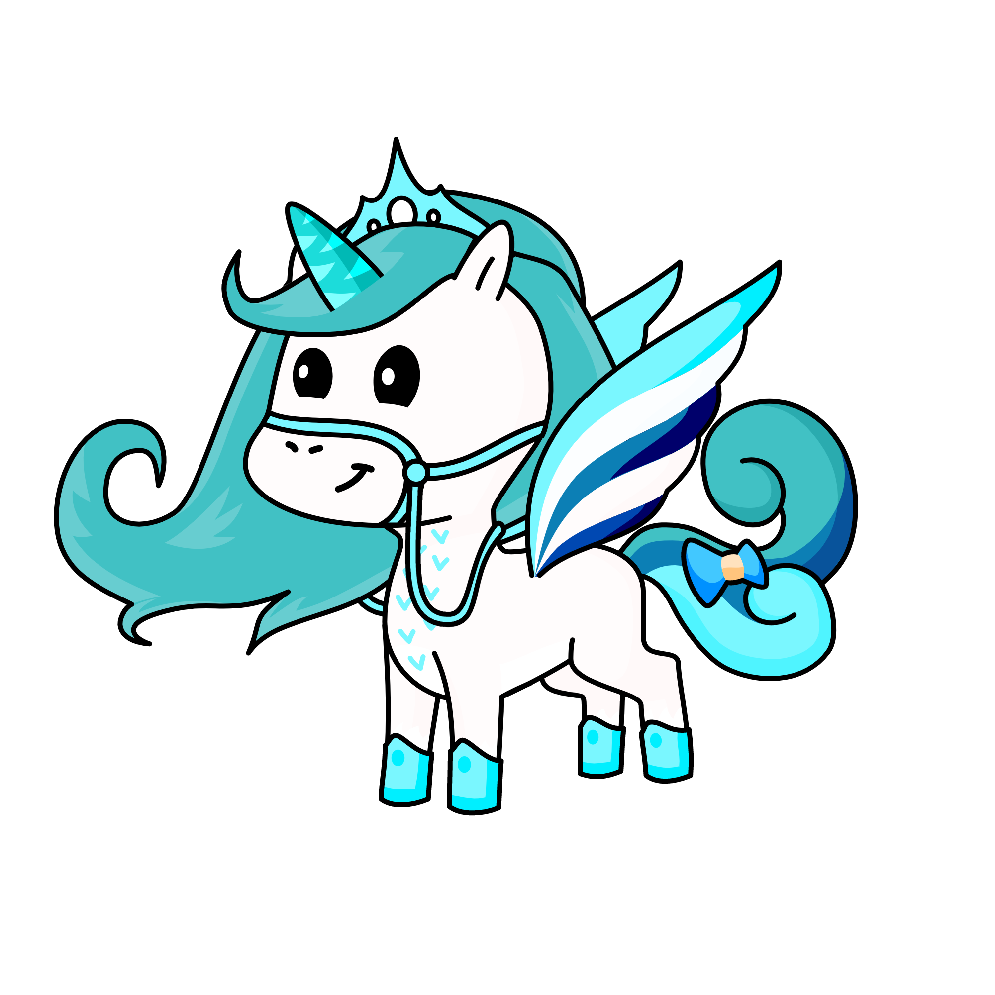 snowy, the unicorn