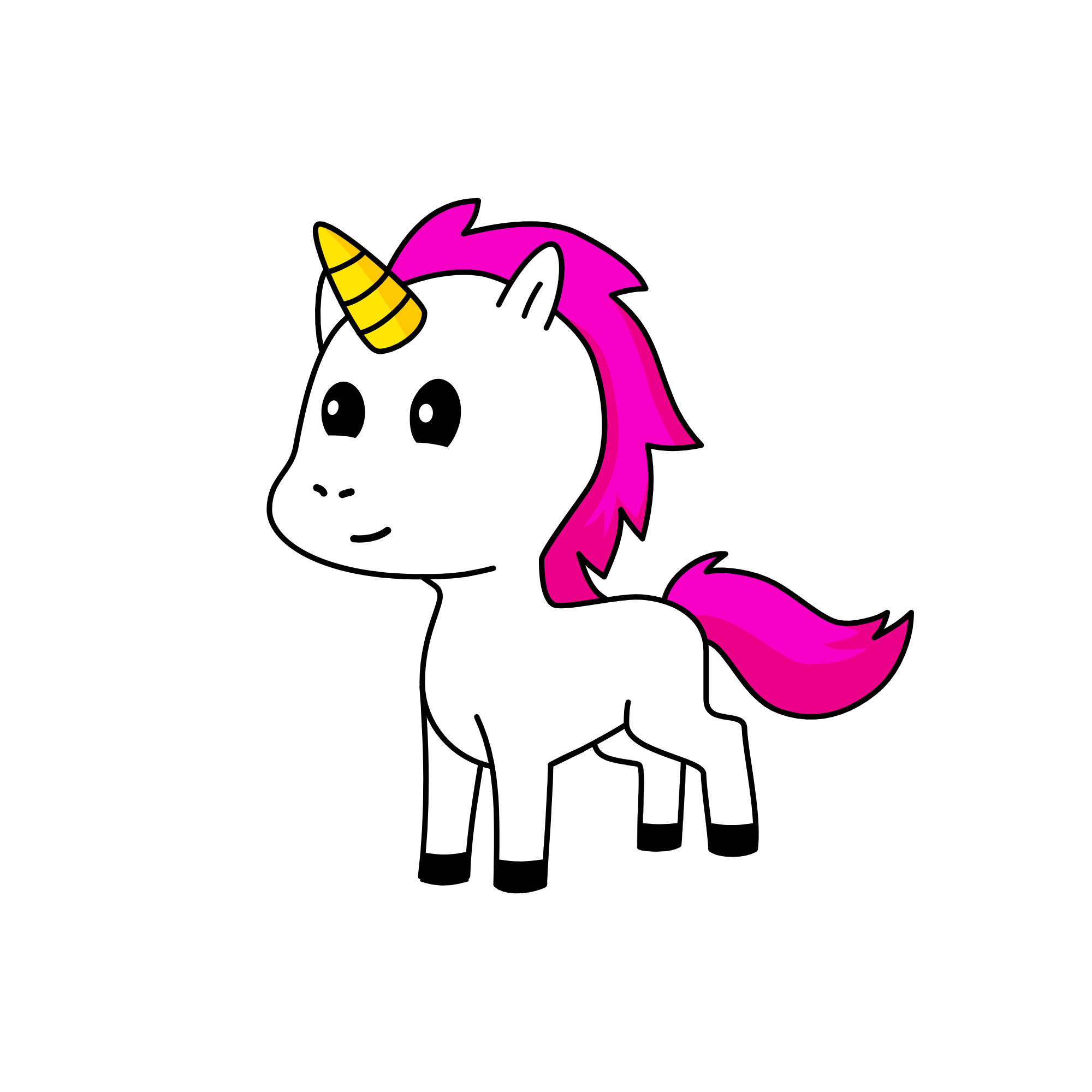 Fluff, the unicorn