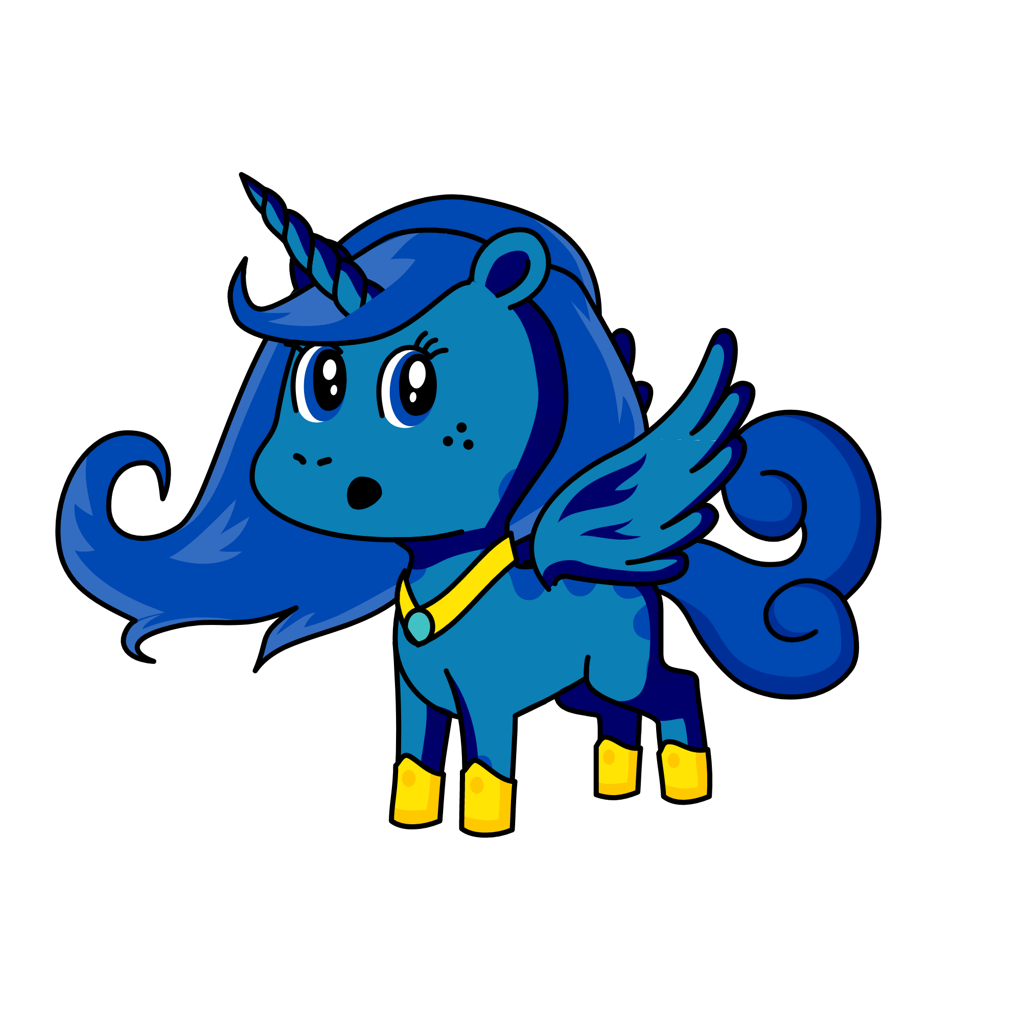 Princess Luna, the unicorn