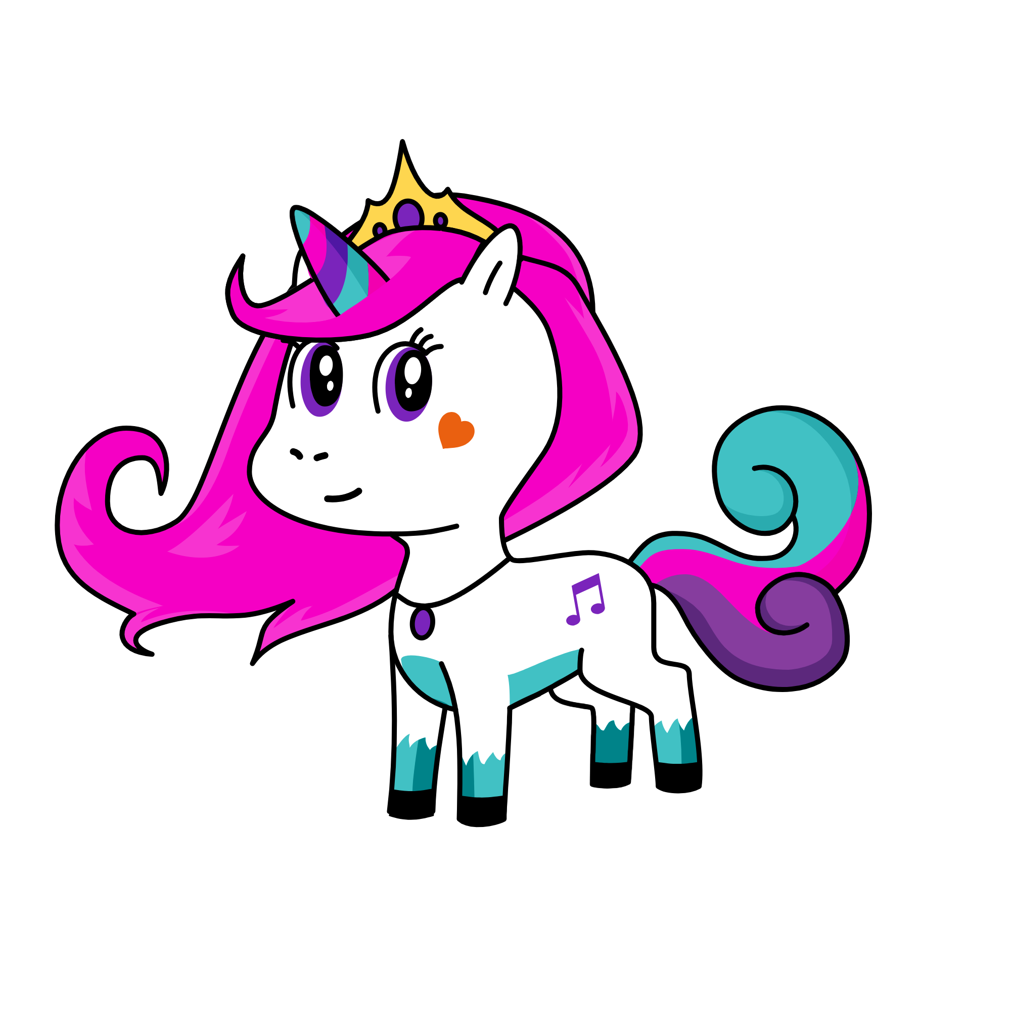sparkles, the unicorn