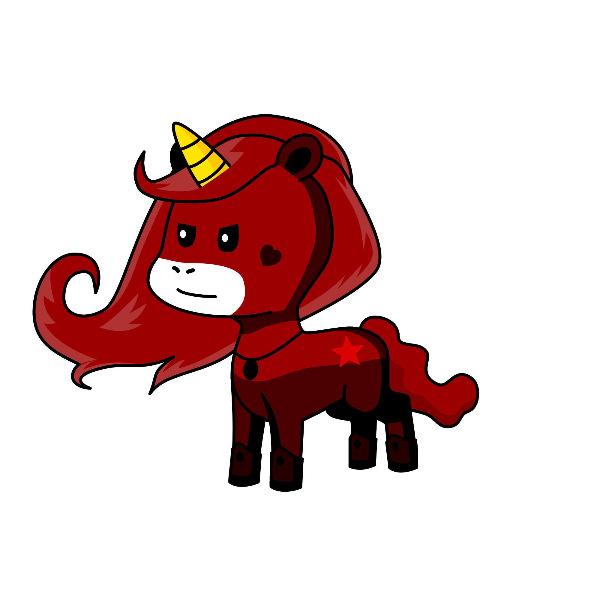 Moody Unicorn Twin, the unicorn