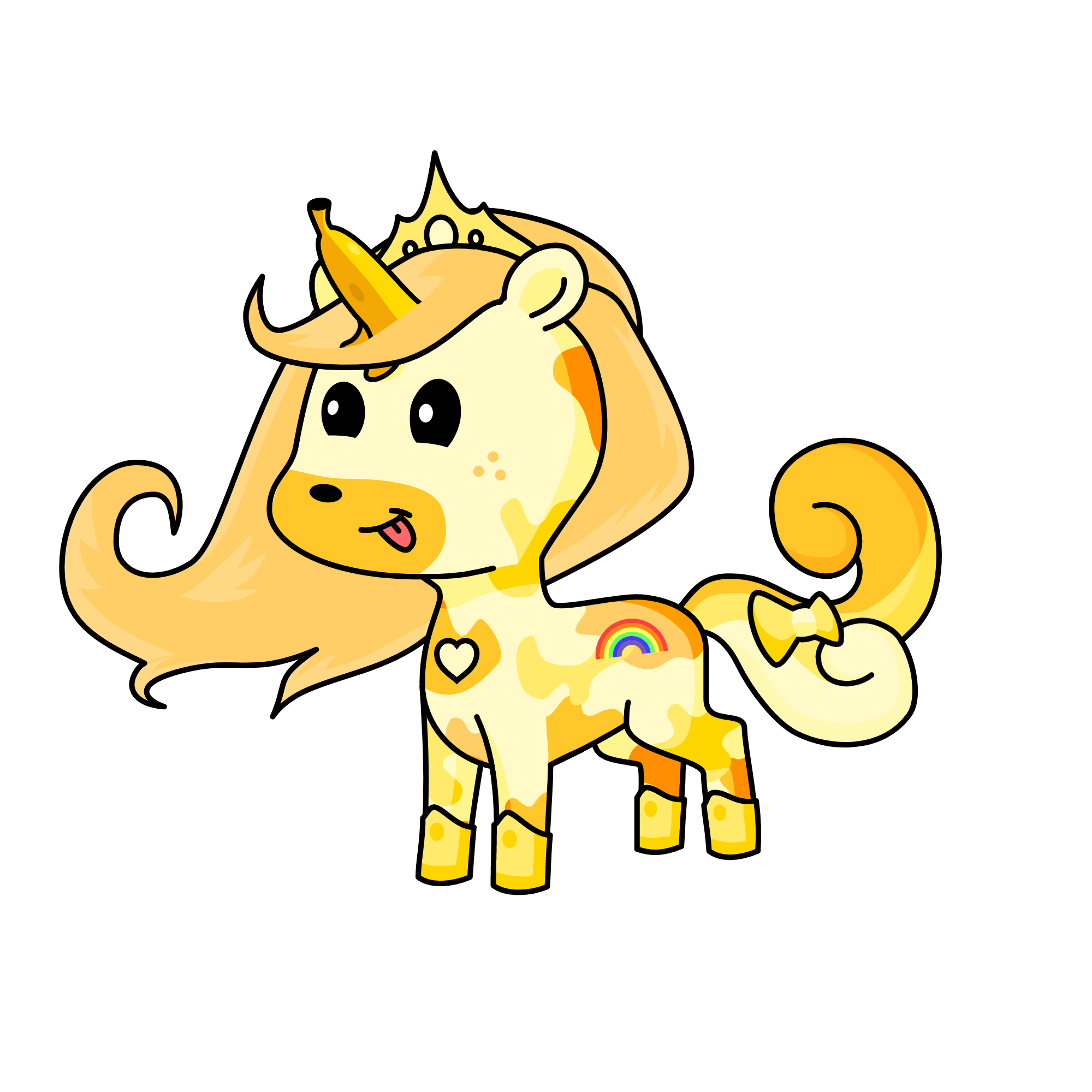 banana, the unicorn