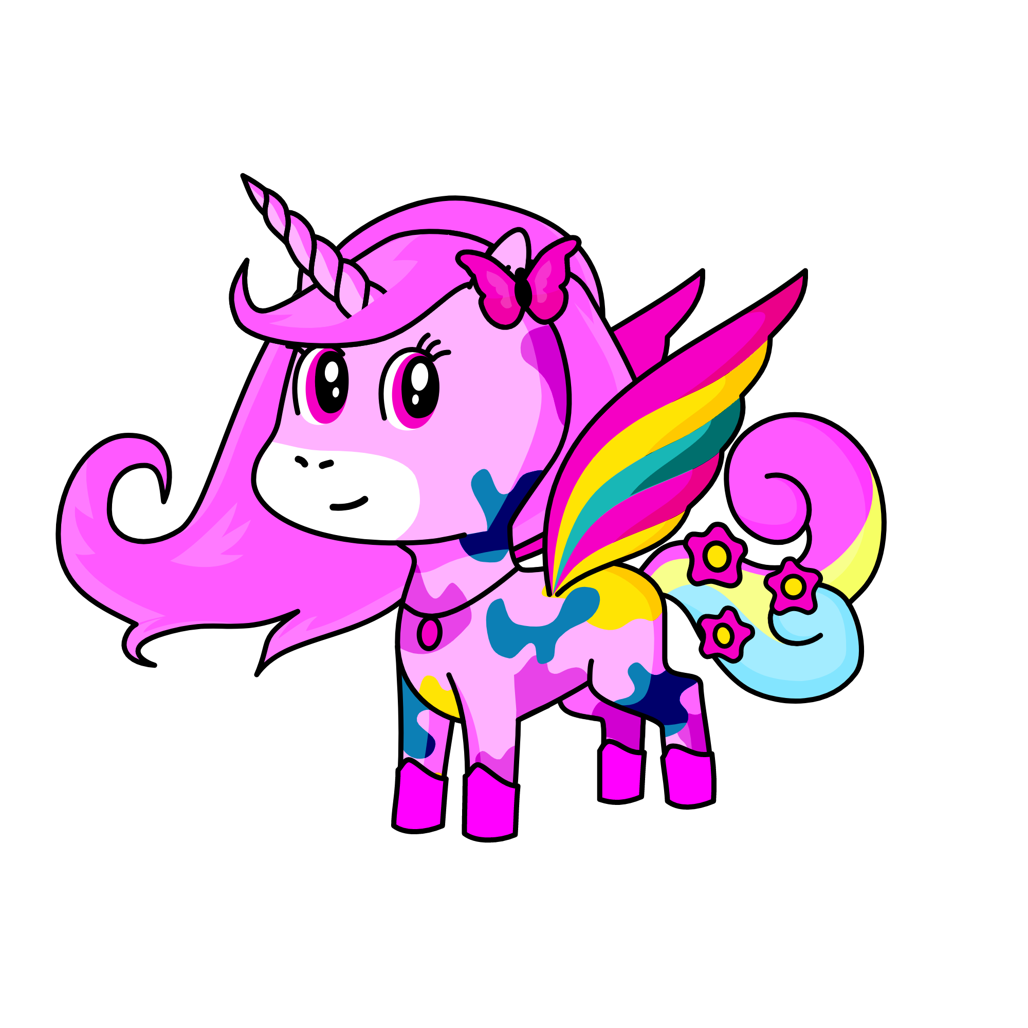 Spring, the unicorn