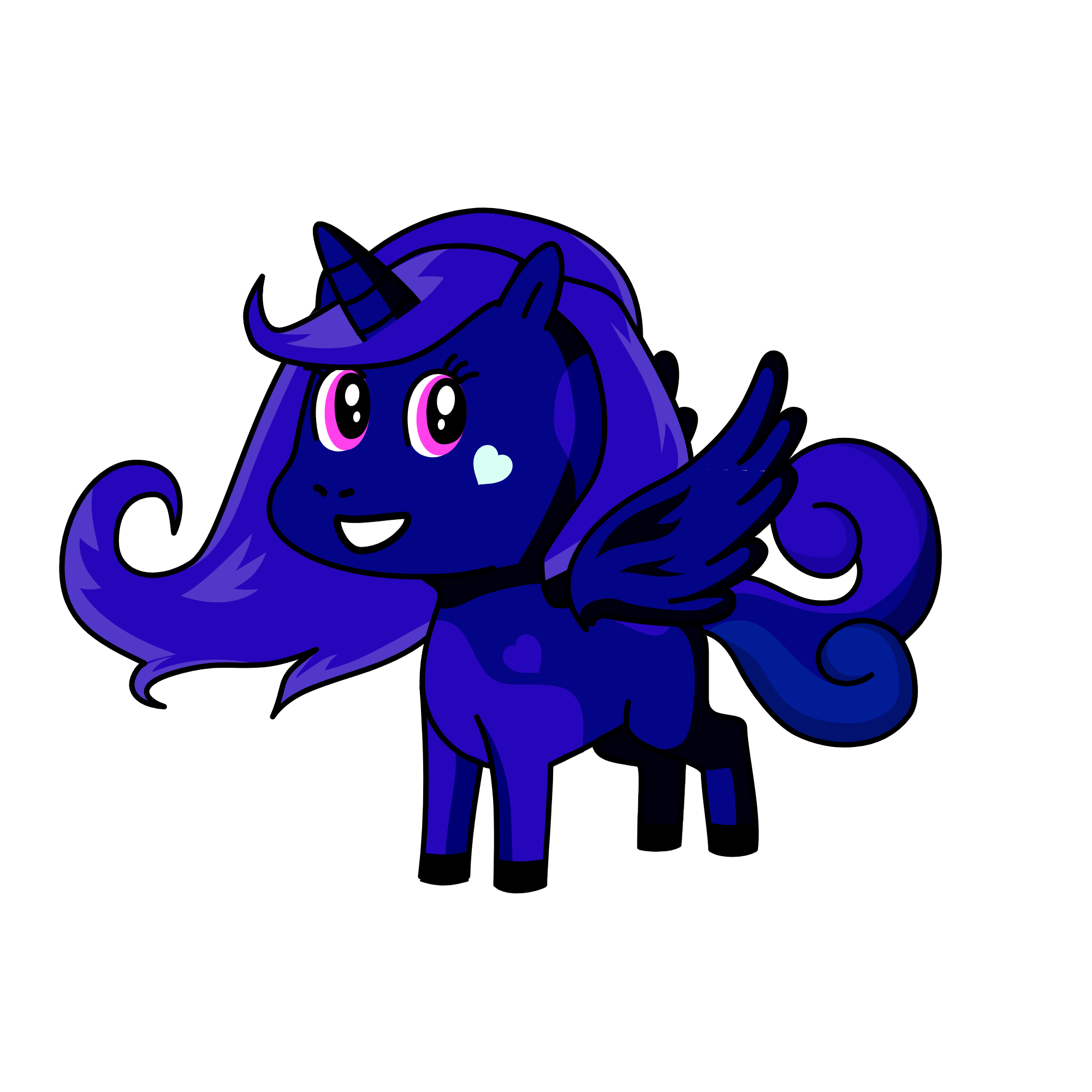 Midnight Luna , the unicorn