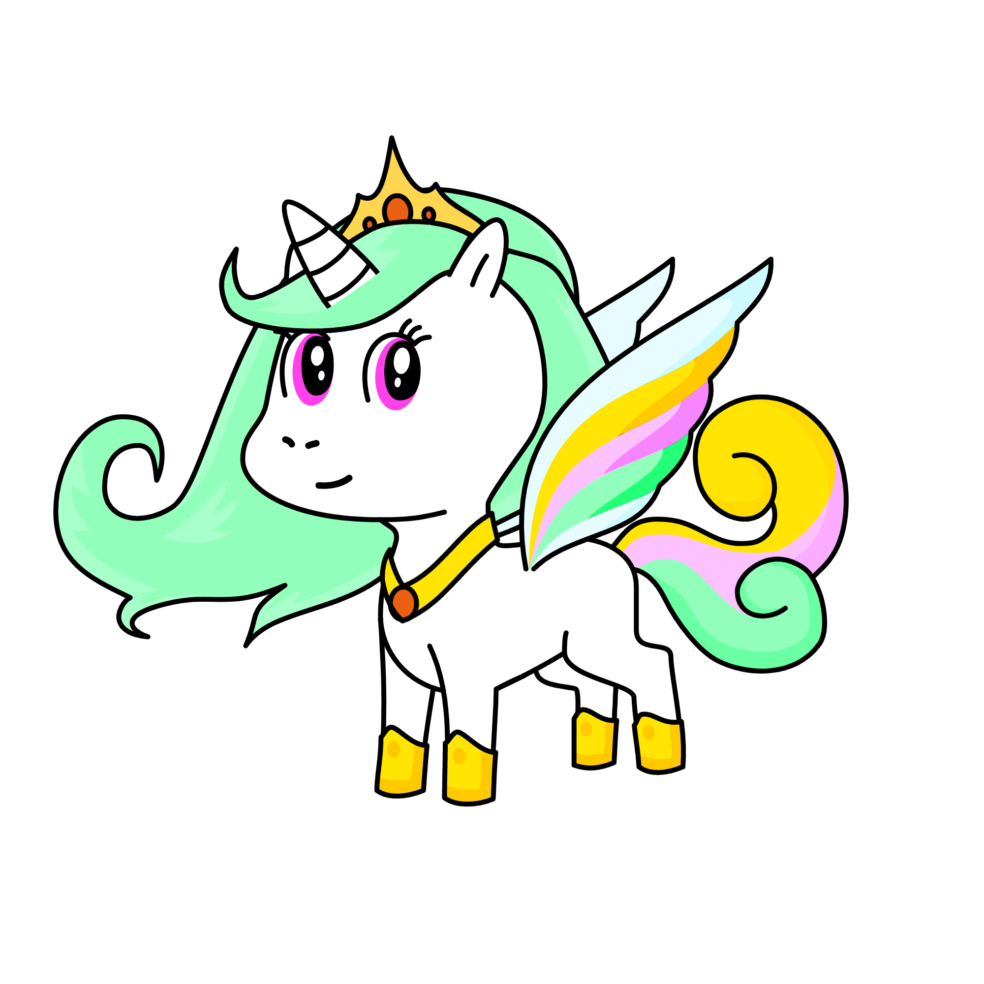Princess Celestia, The Celestial Pony, the unicorn