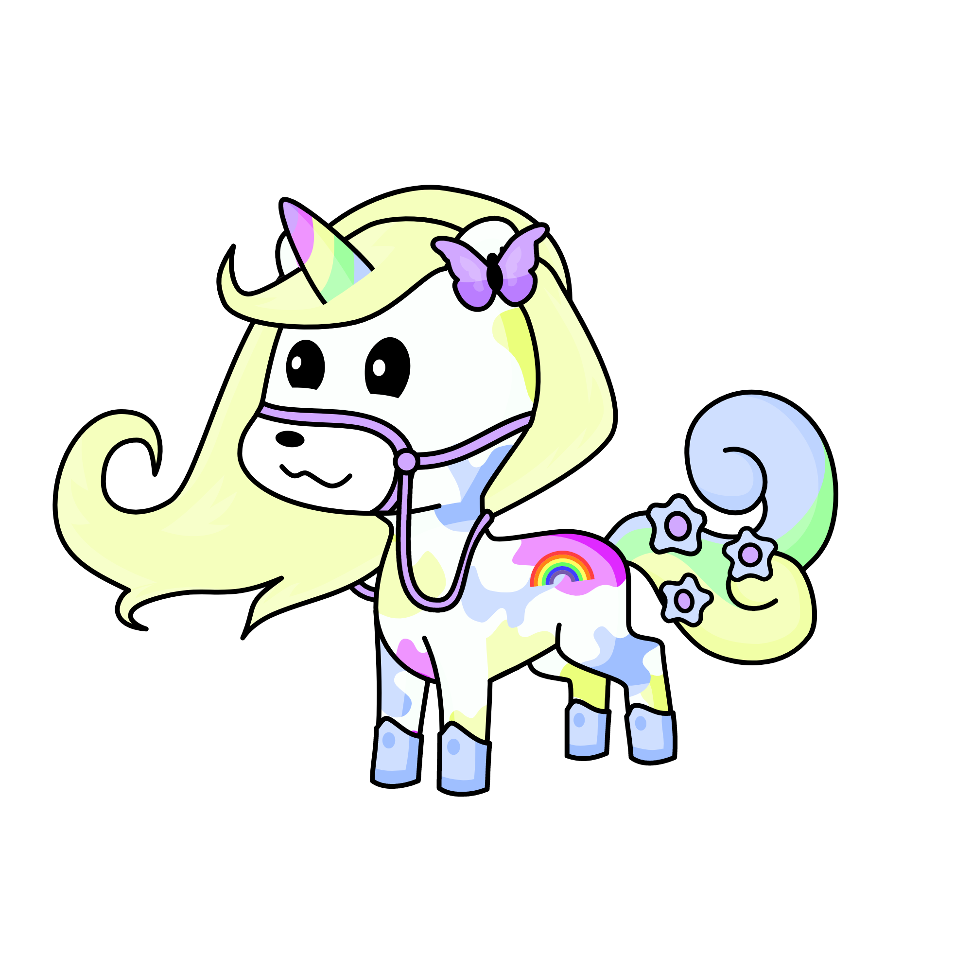 pastel , the unicorn
