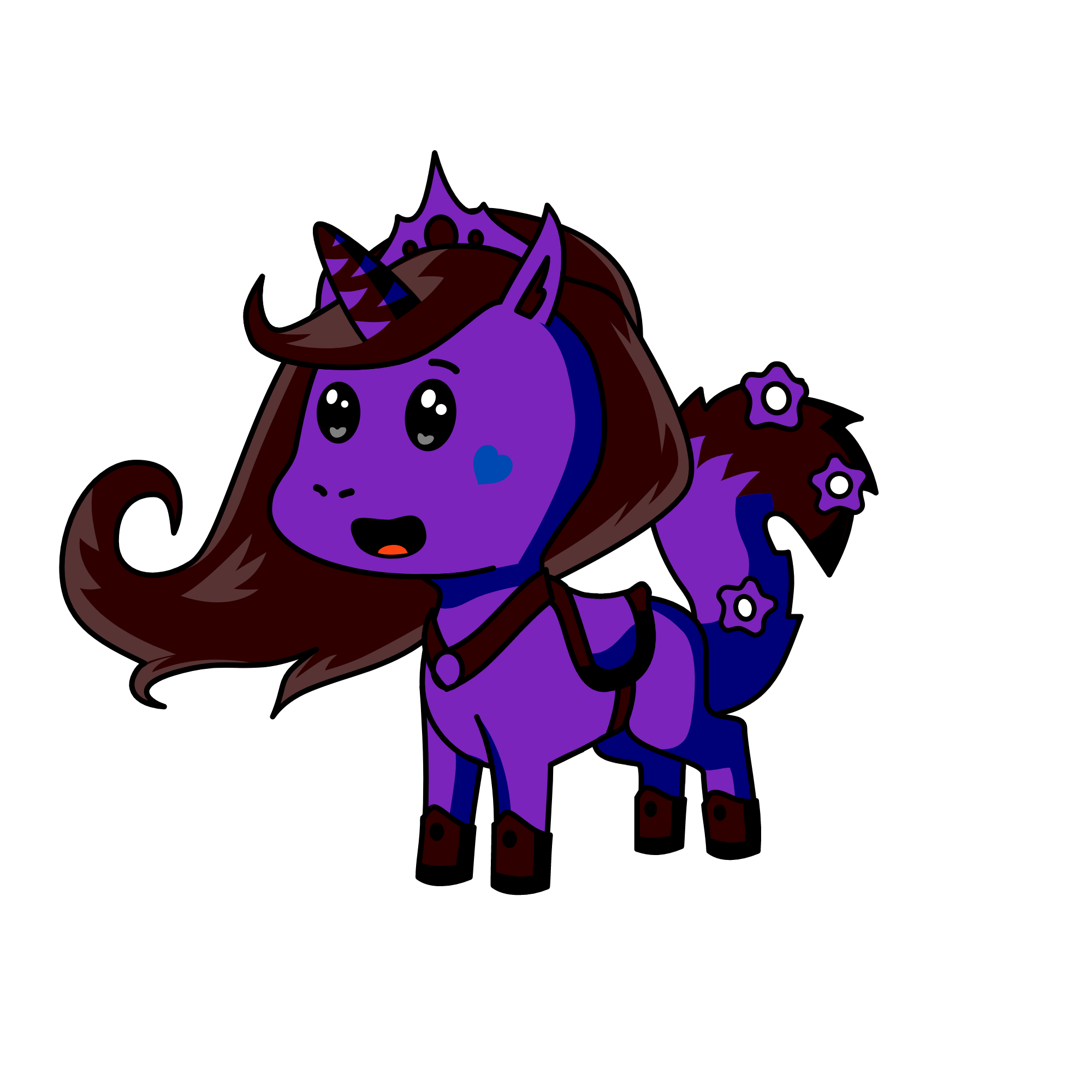 Pinky, the unicorn