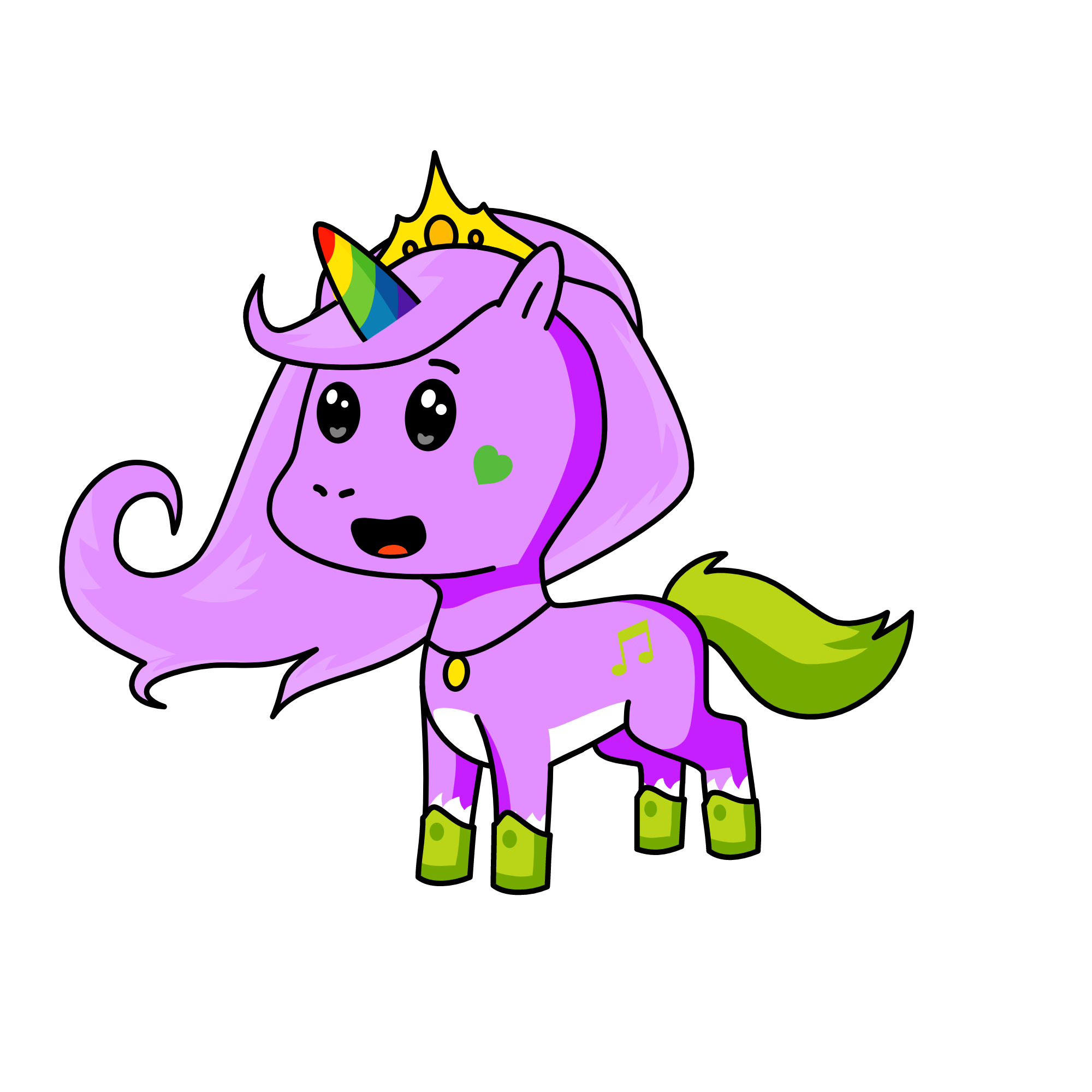 PINKY, the unicorn