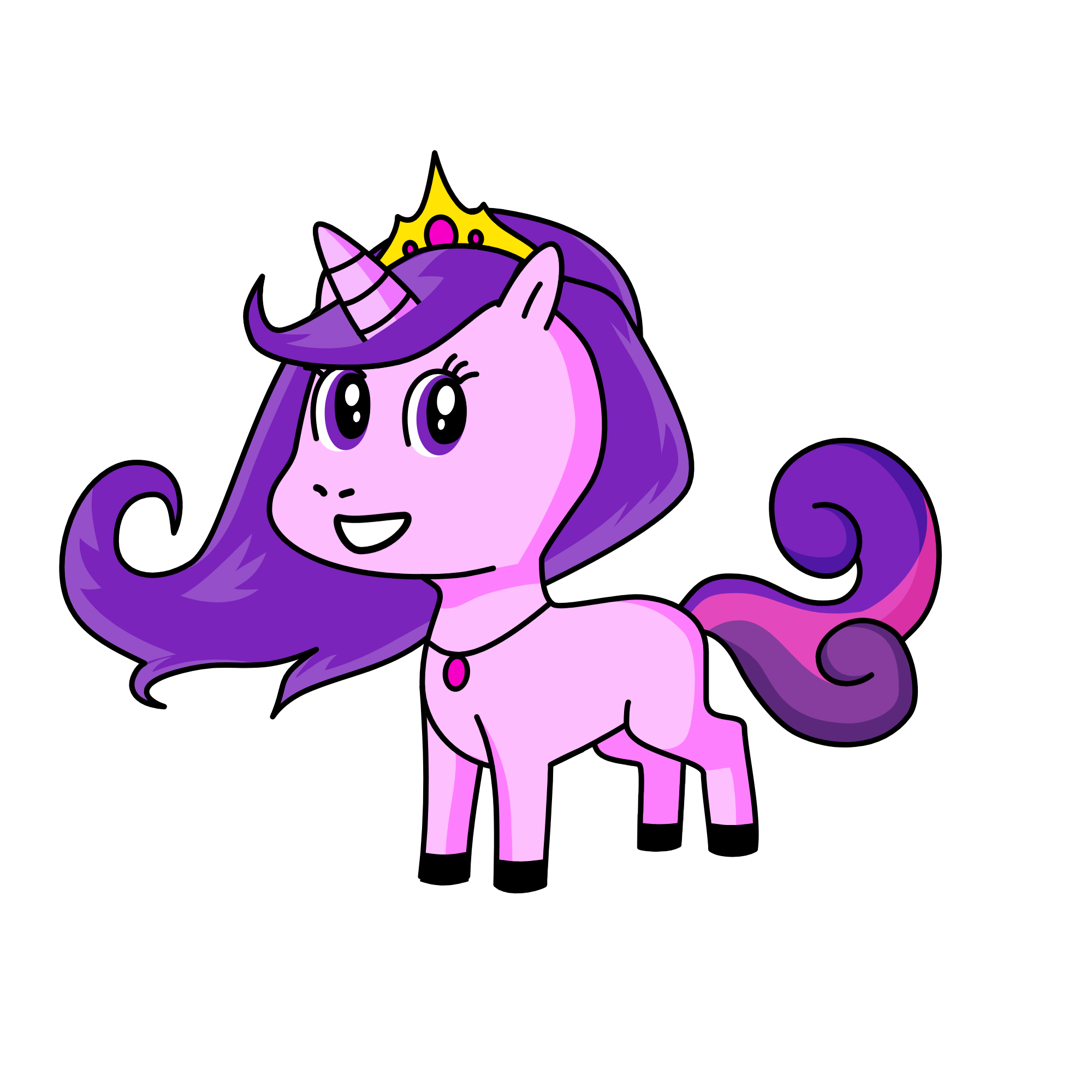 two light sprarkle, the unicorn