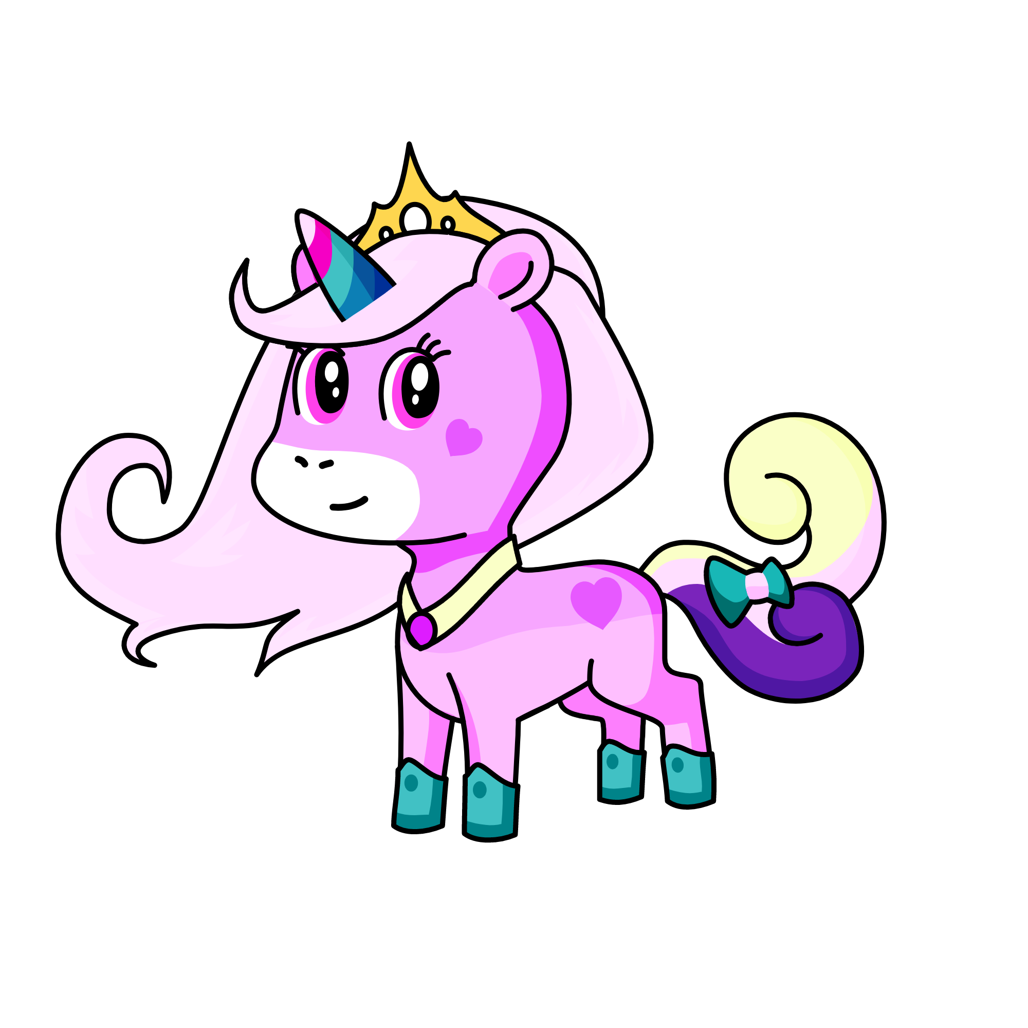 princess rose sparkle, the unicorn