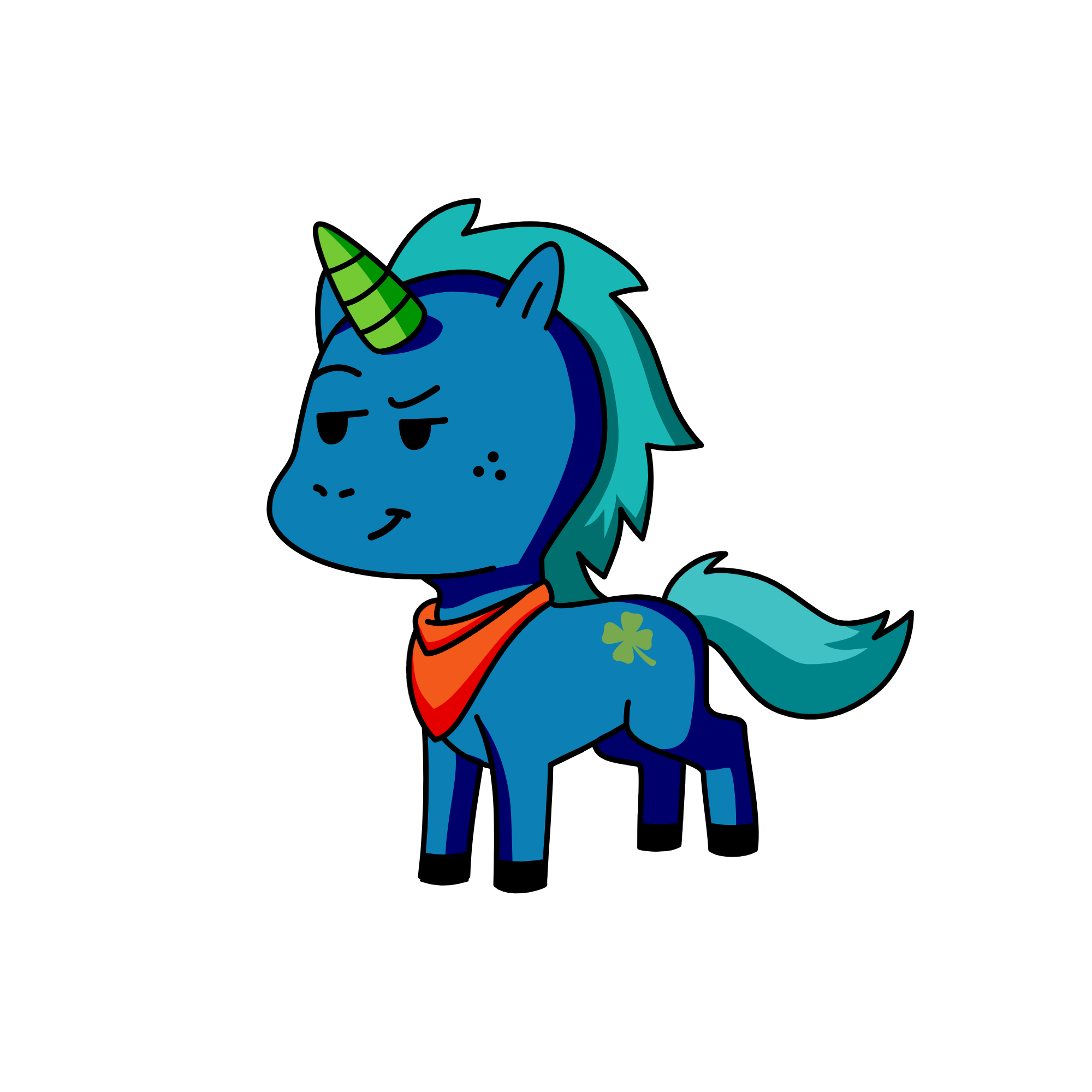 Knight Of Darkness, the unicorn