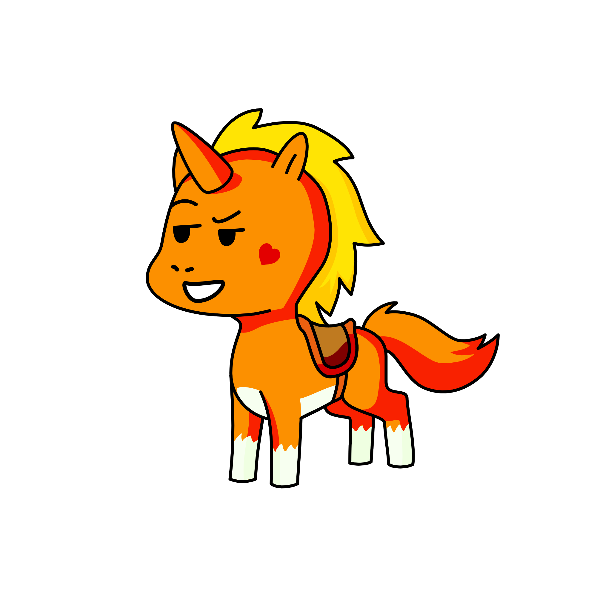 FLIRTY, the unicorn