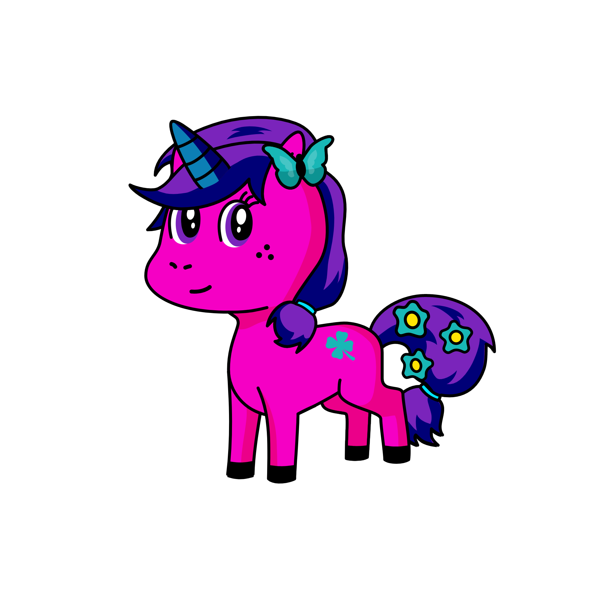 Blossom, the unicorn