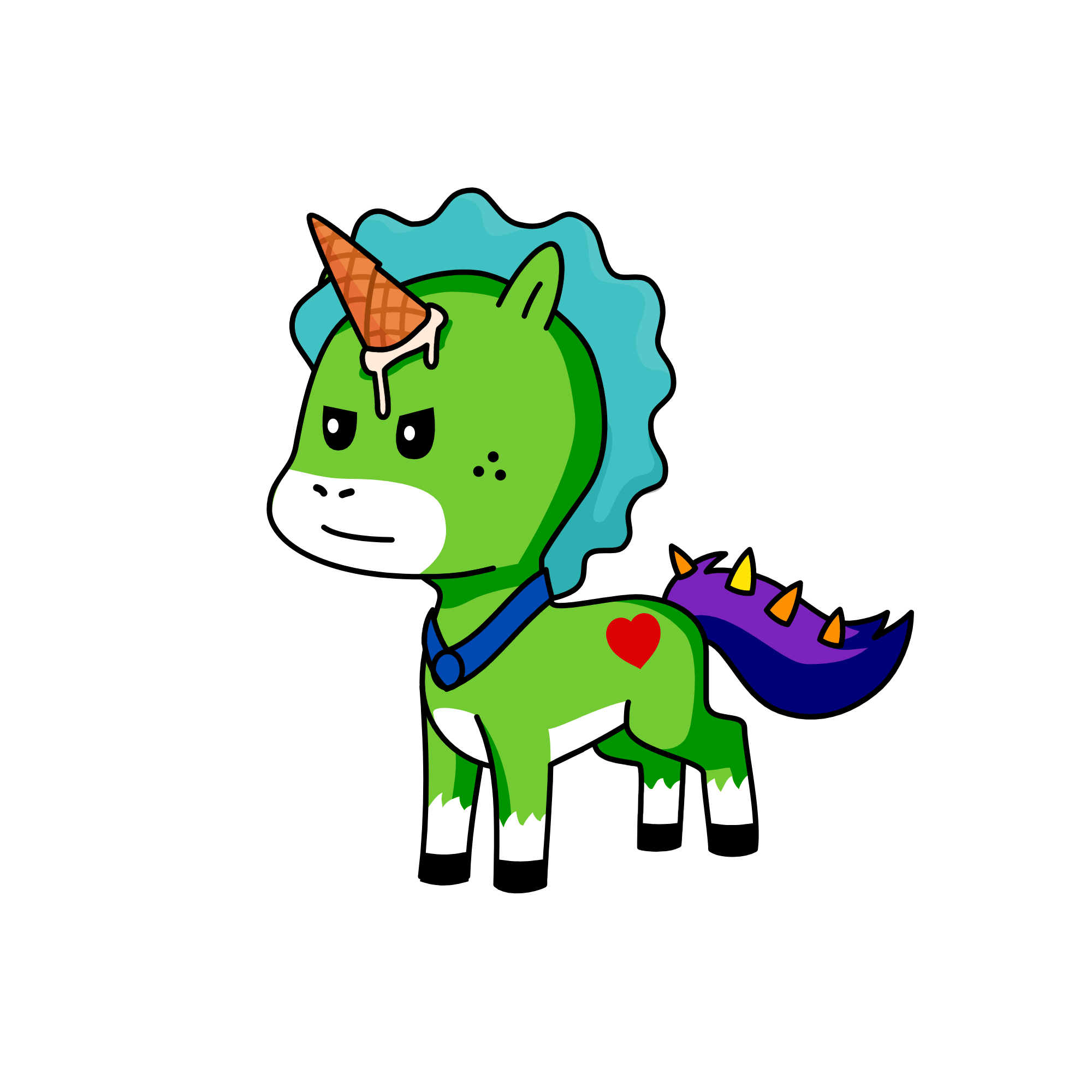eat me if i fall, the unicorn