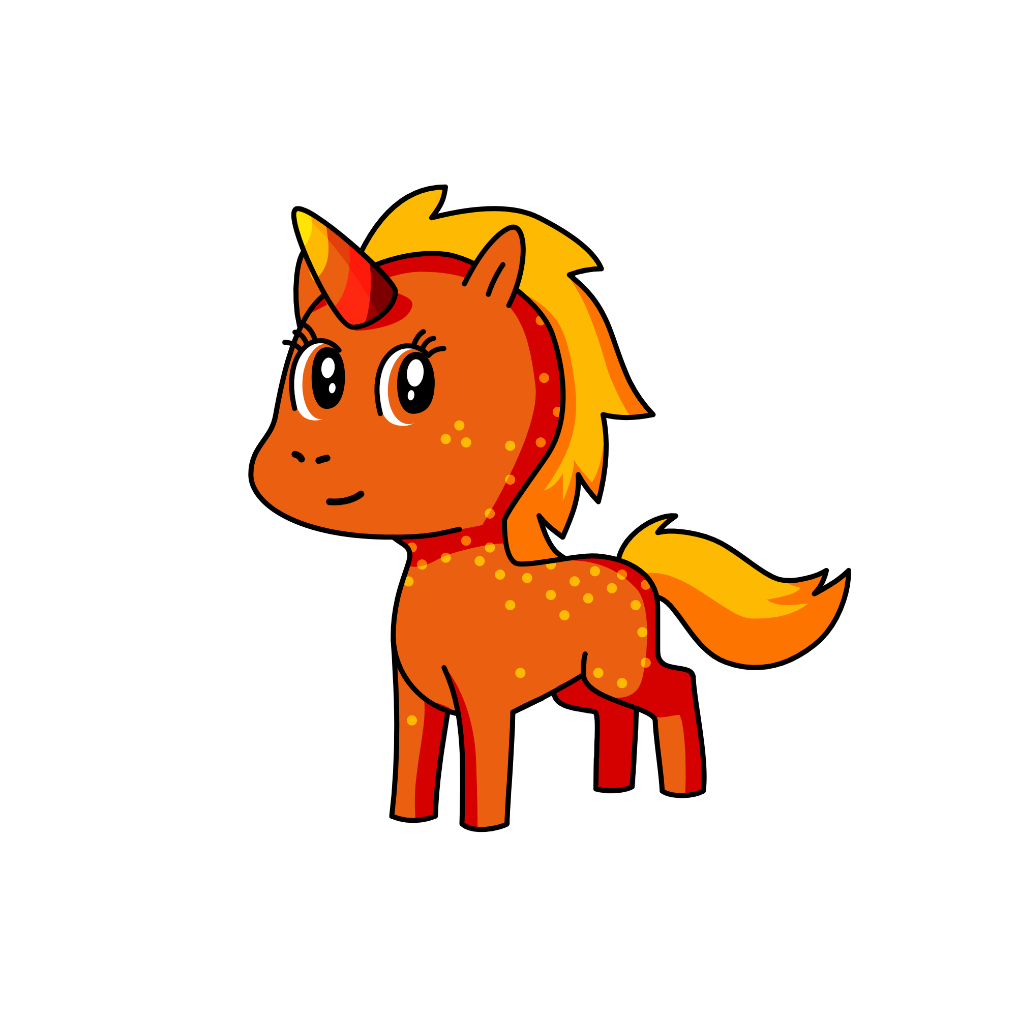 Amber, the unicorn